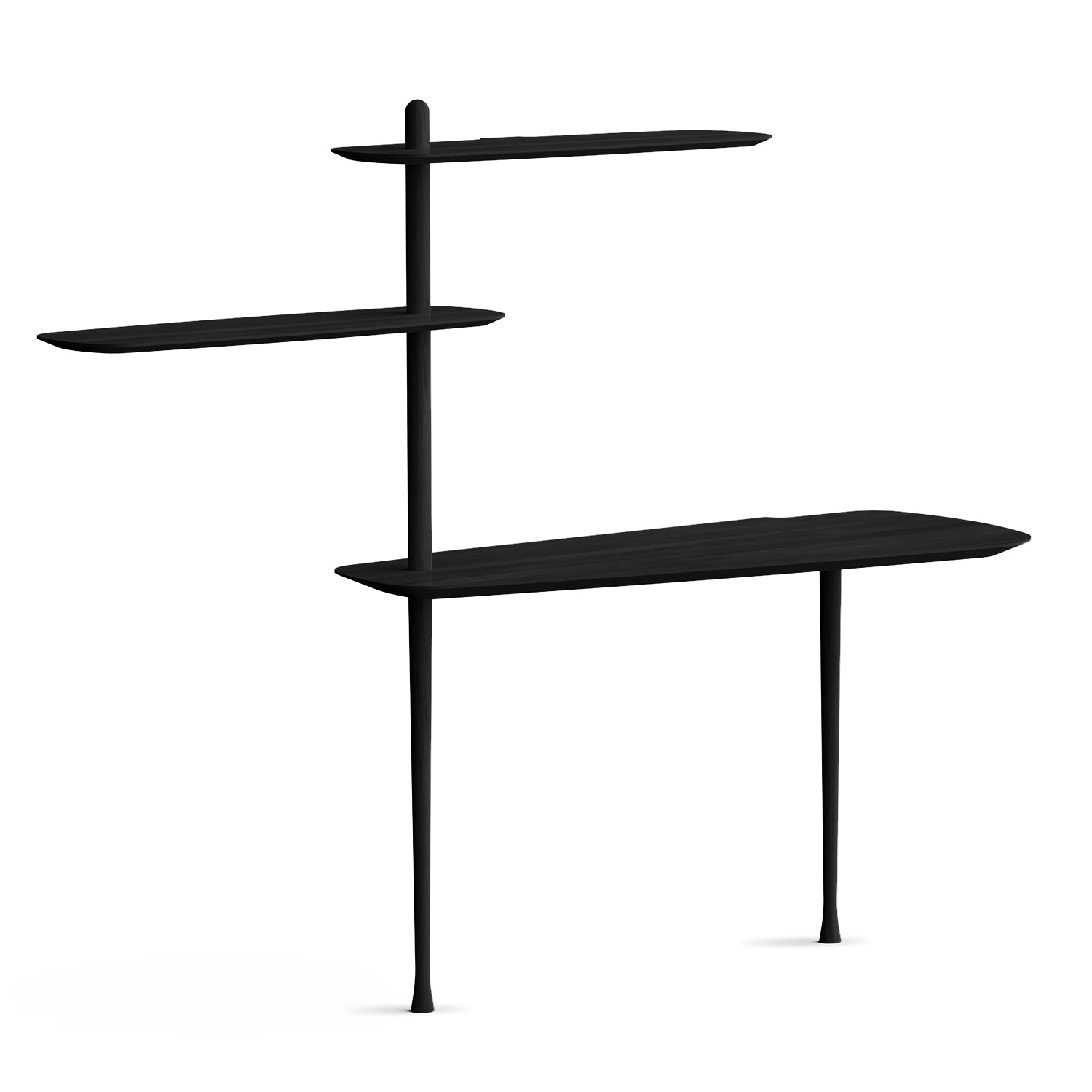 Nomon Escritorio Unica Desk in black ash