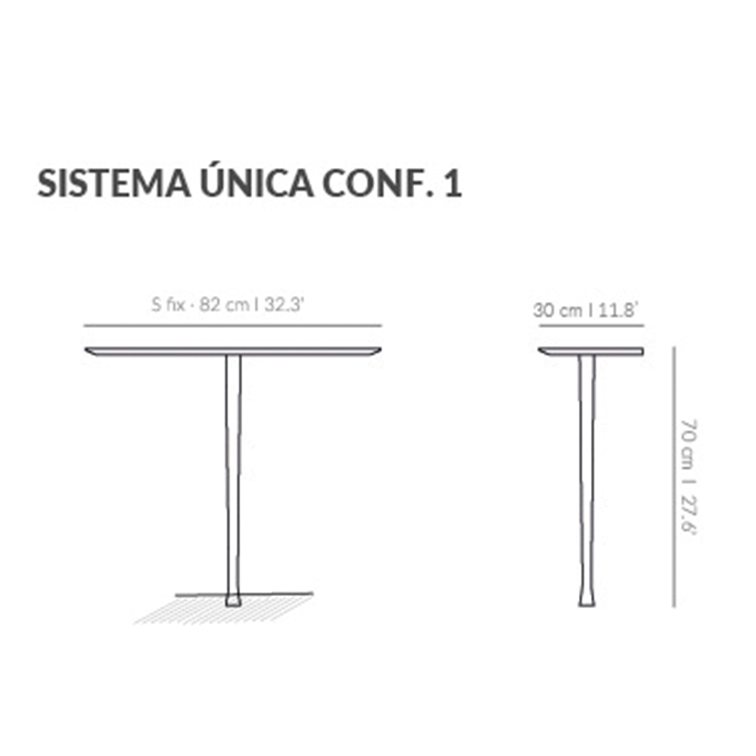 Nomon Unica Shelving System Configuration 1