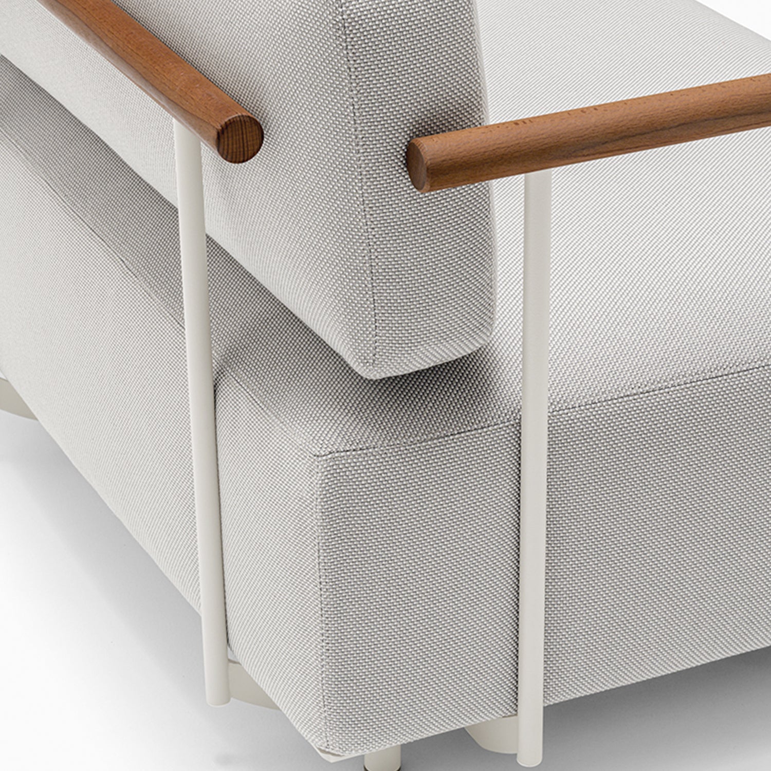 Pedrali Arki Outdoor Armchair in grey detail