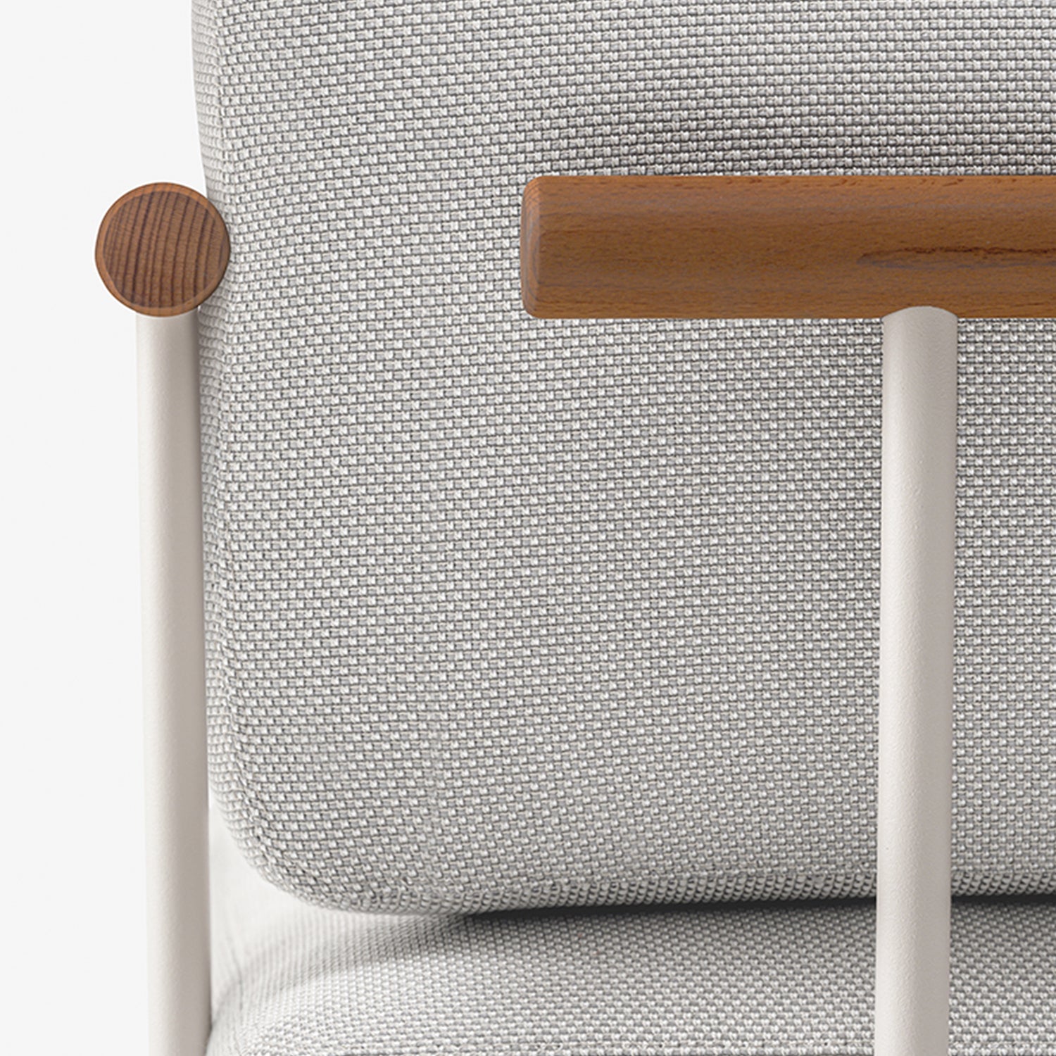 Pedrali Arki Outdoor Armchair in grey detail