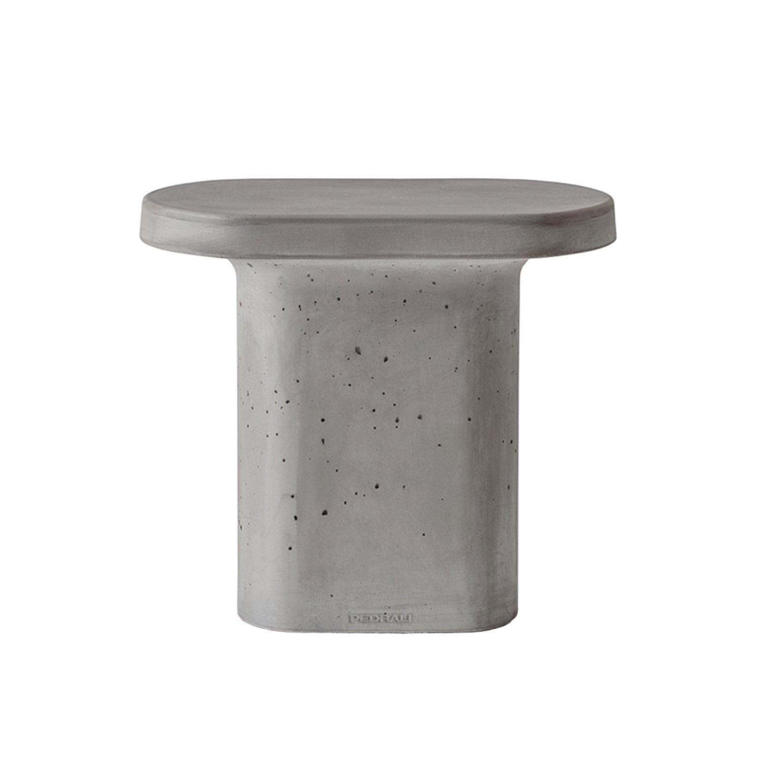 Pedrali Caementum side table in dark grey