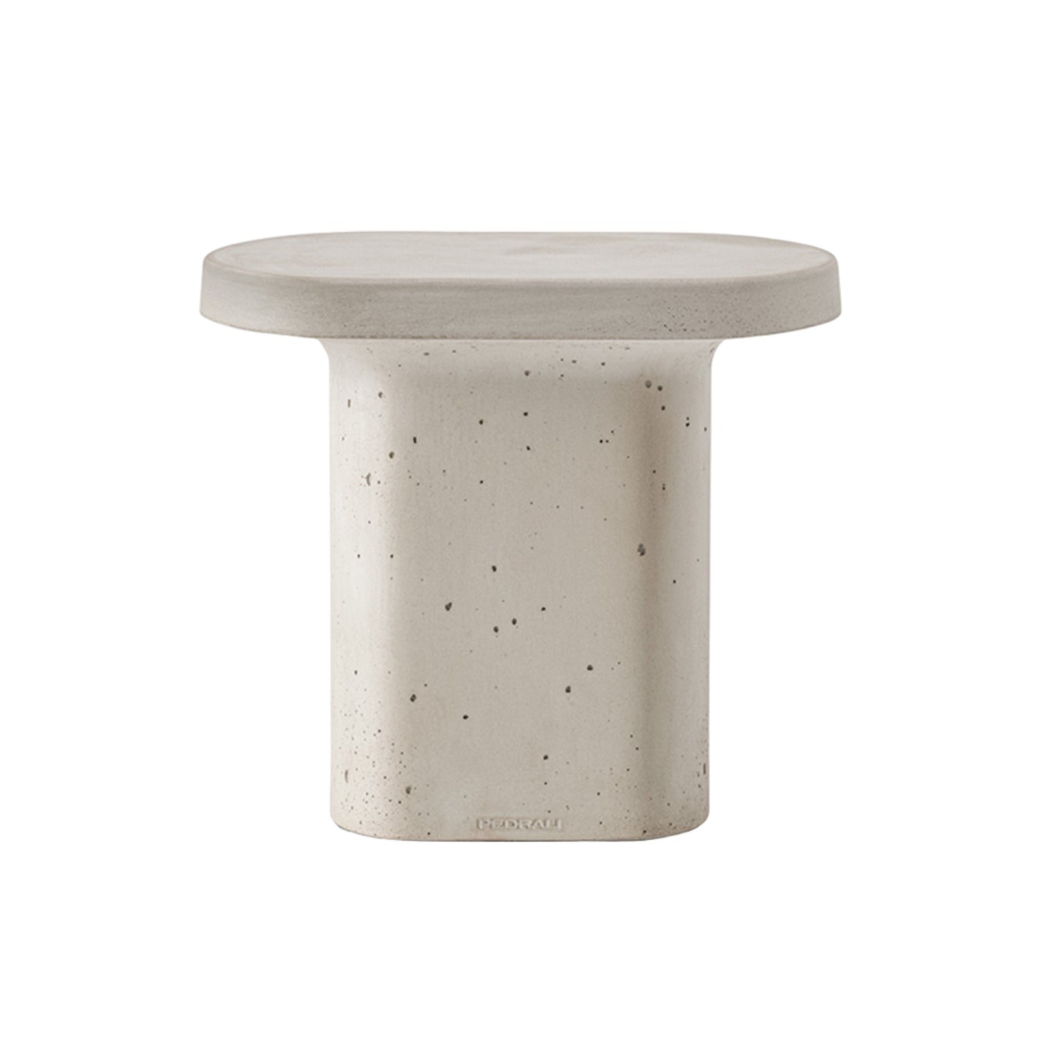 Pedrali Caementum side table in light grey