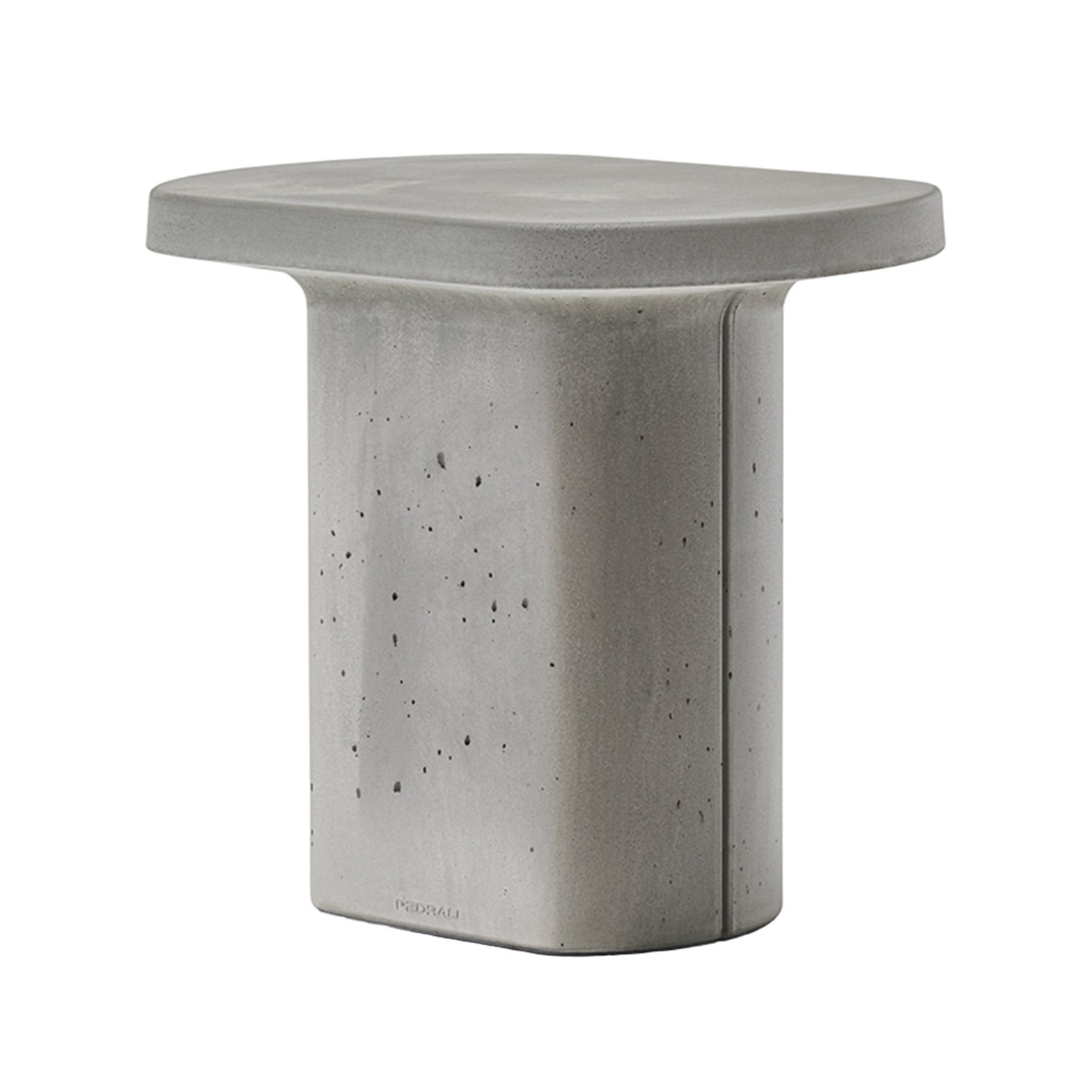 Pedrali Caementum side table in dark grey