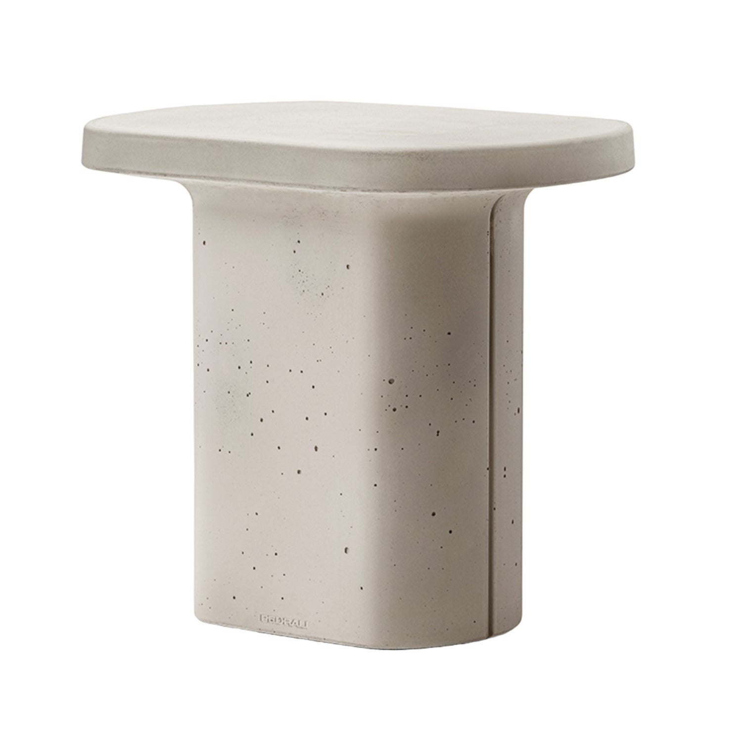 Pedrali Caementum side table in light grey