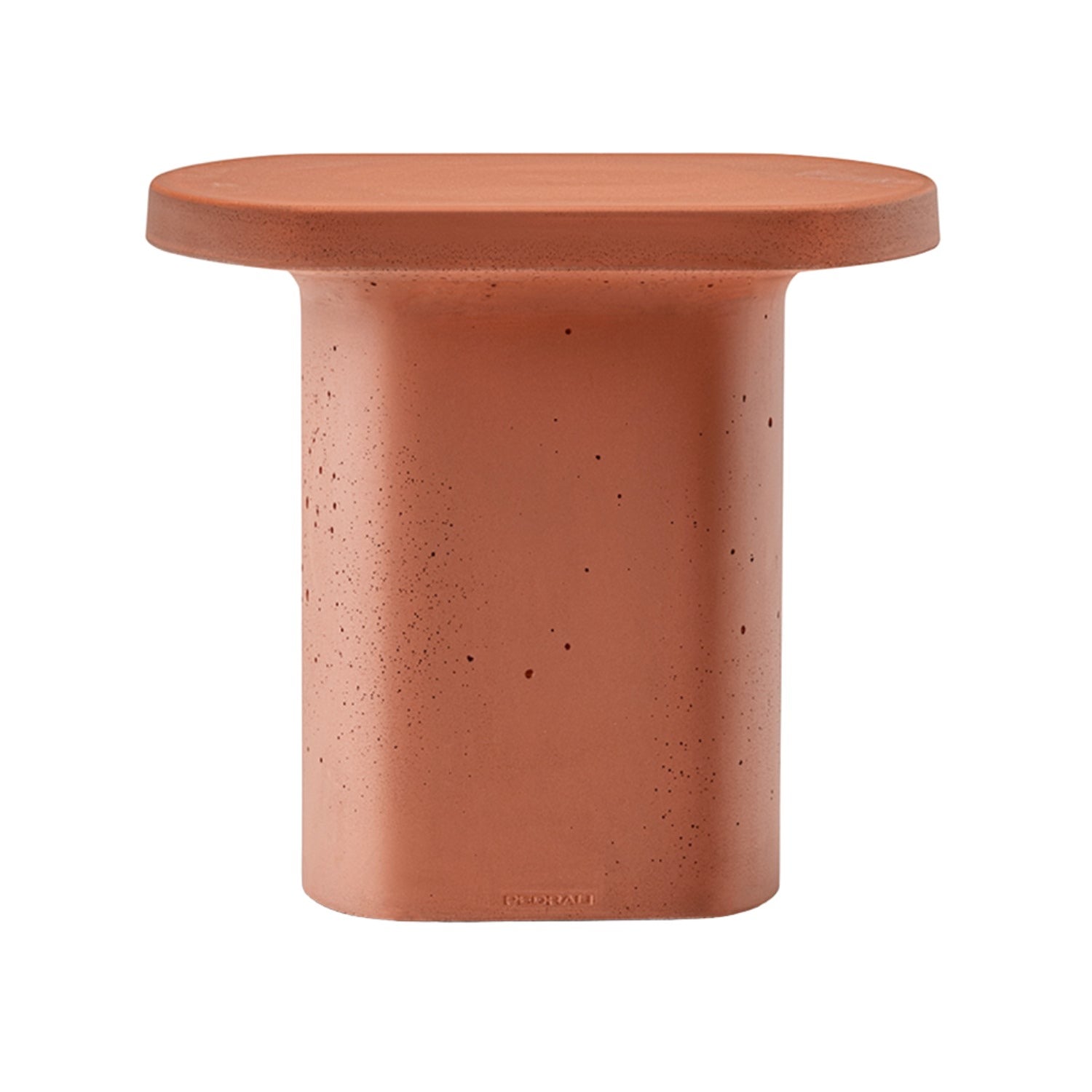 Pedrali Caementum side table in terracotta