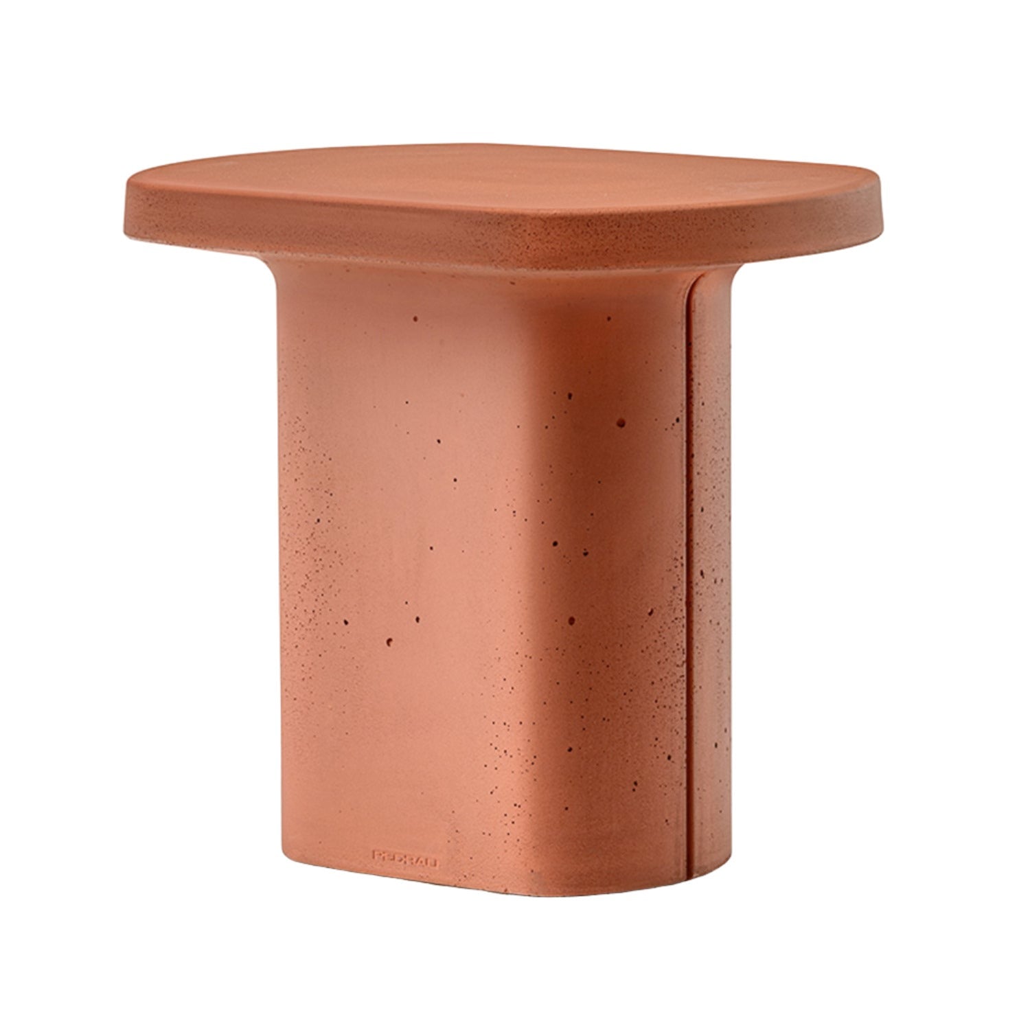 Pedrali Caementum side table in terracotta