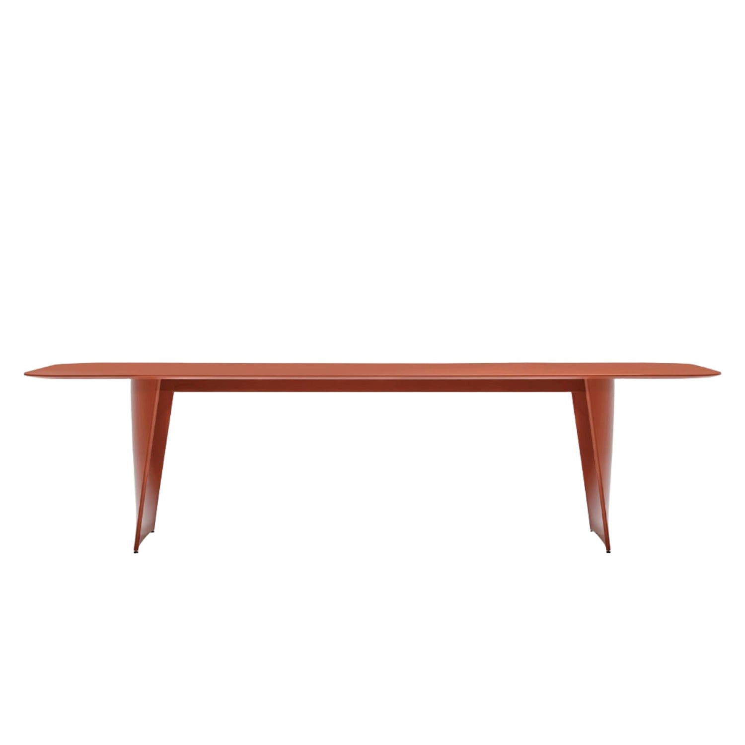 Pedrali Frank TFK Dining Table in terracotta