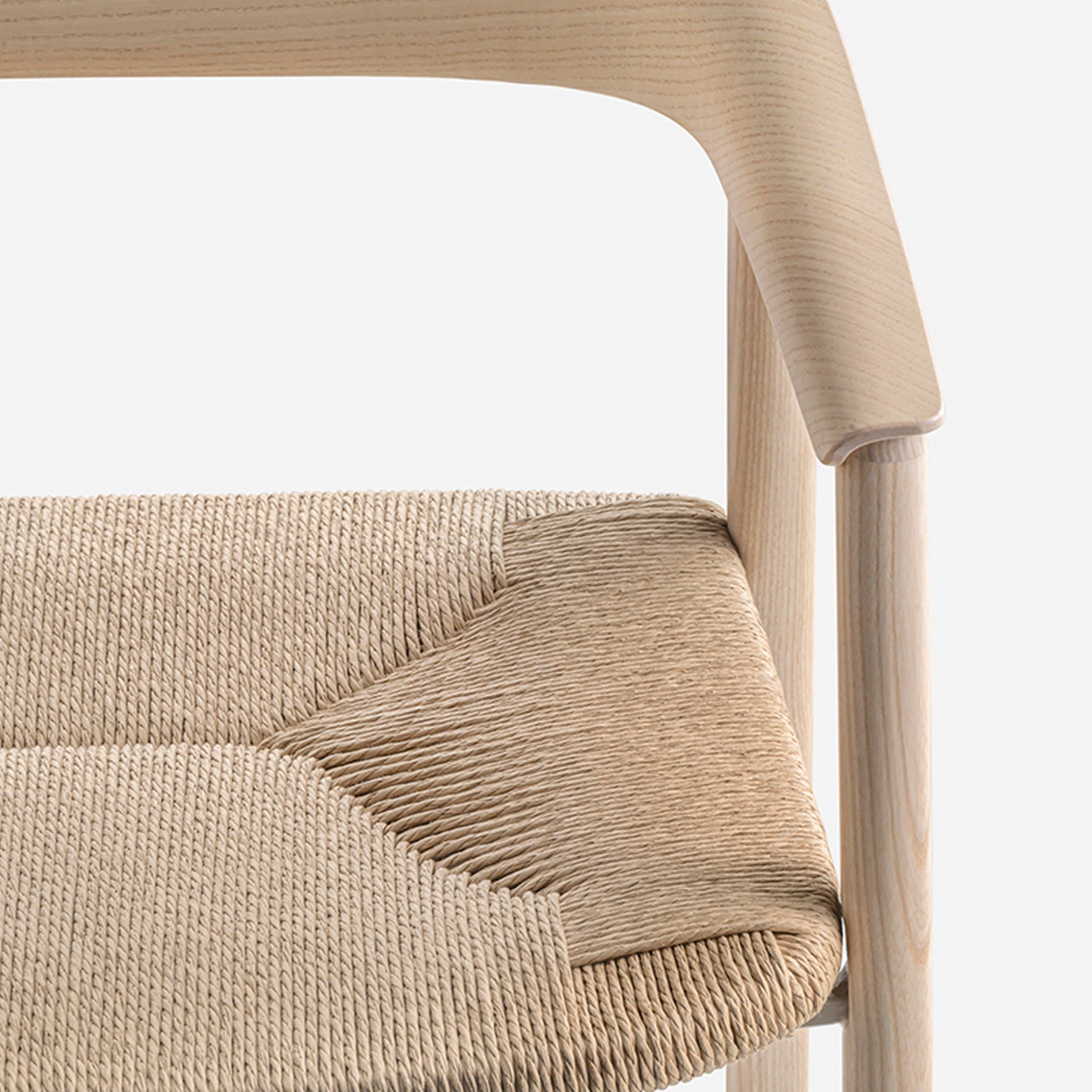 Perali Hera Straw 286 Dining Chair in ash detail