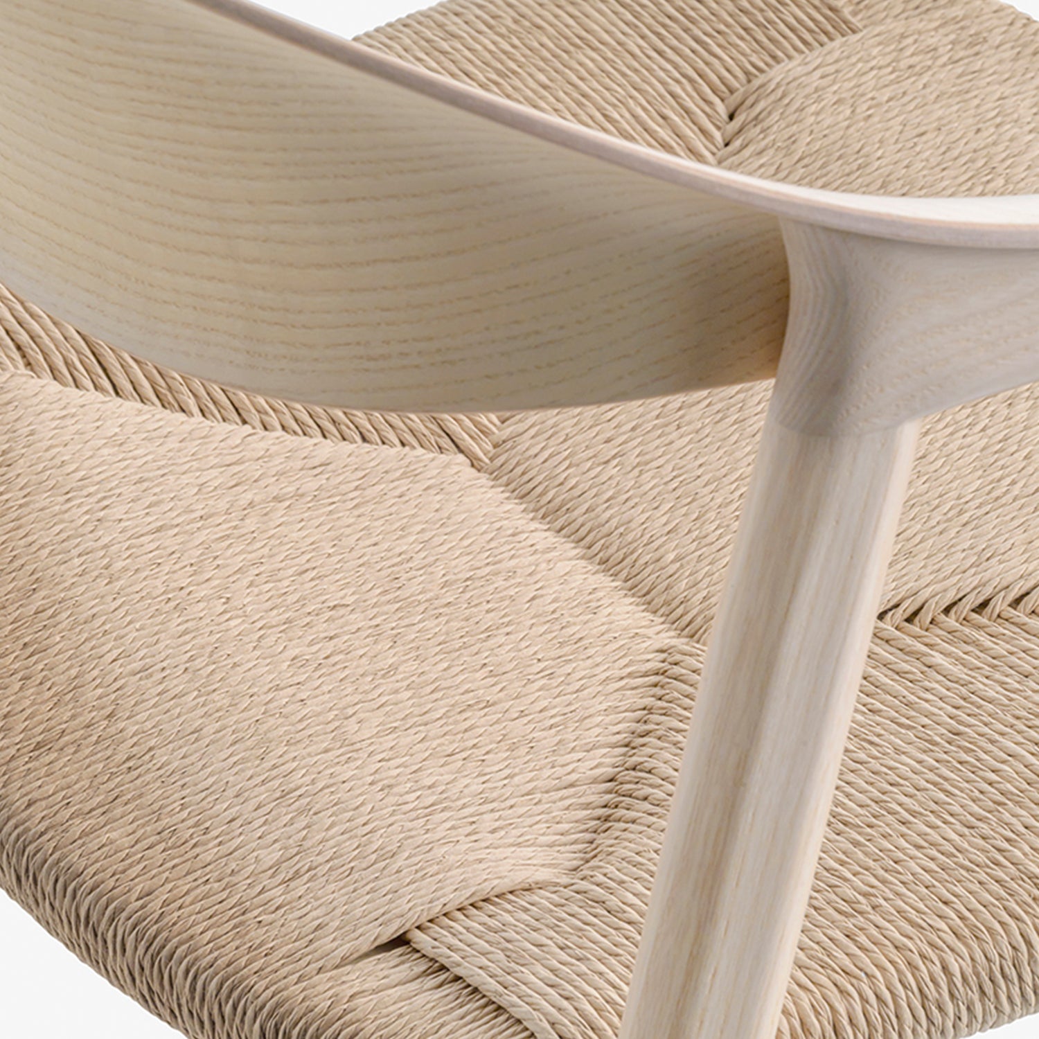 Perali Hera Straw 286 Dining Chair in ash detail