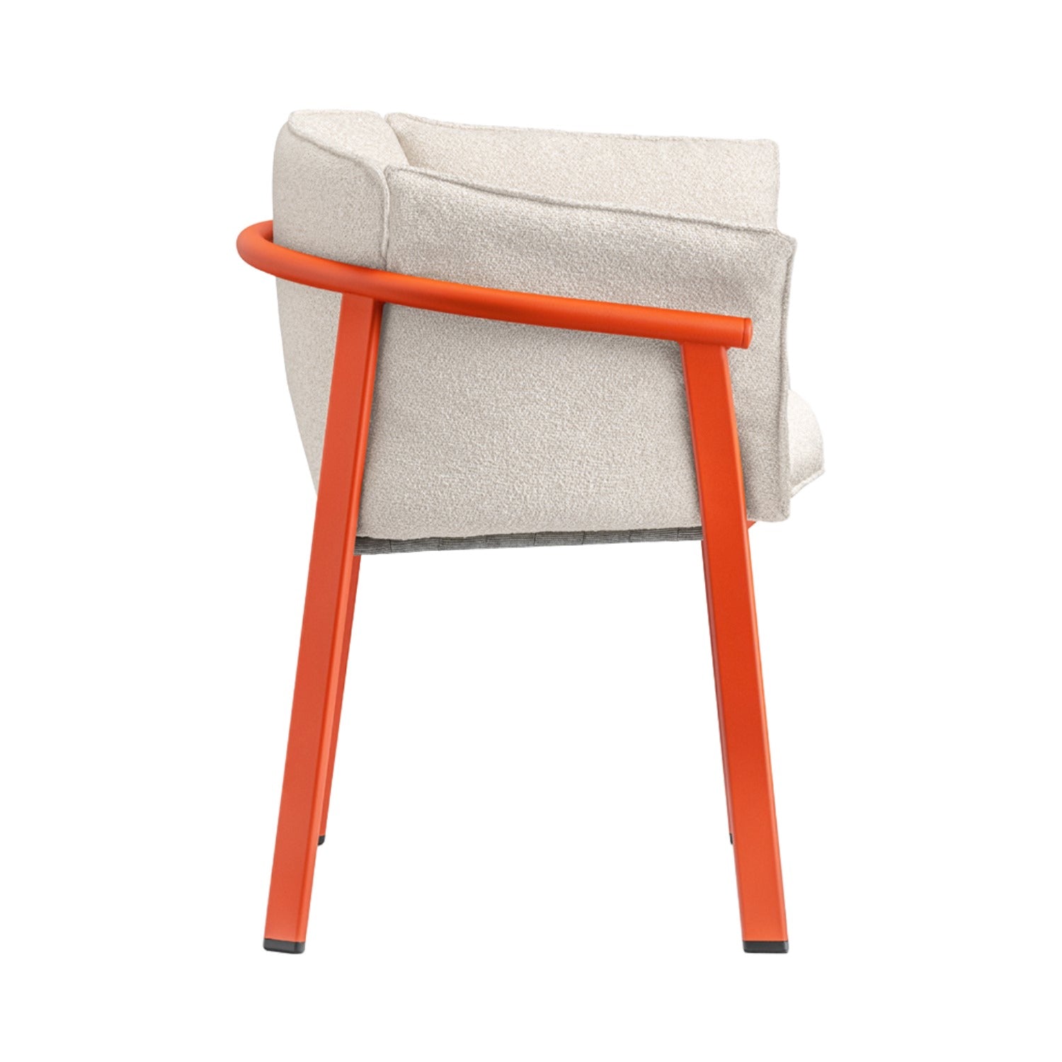 Pedrali Lamorisse 3685 Outdoor Dining Armchair in orange