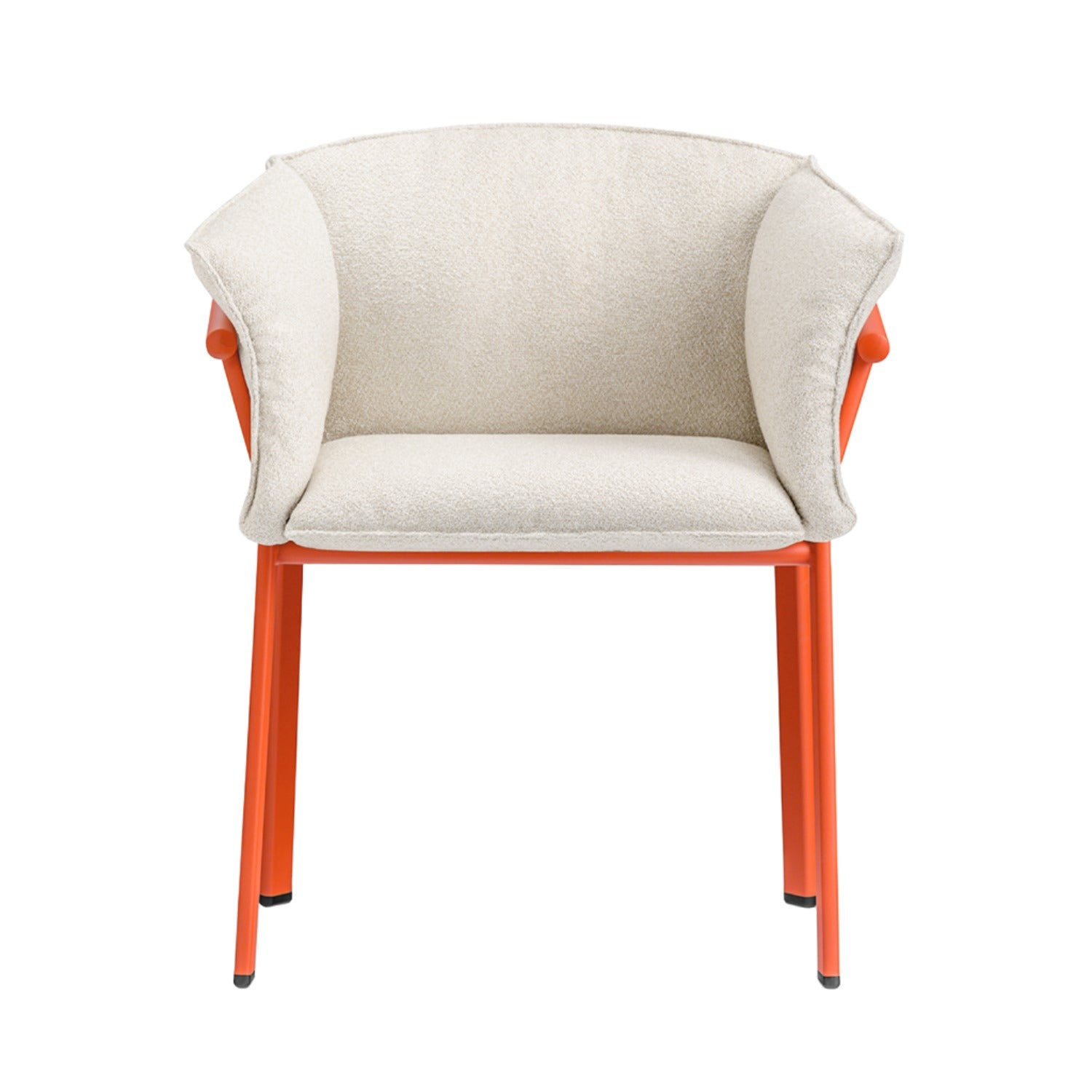 Pedrali Lamorisse 3685 Outdoor Dining Armchair in orange