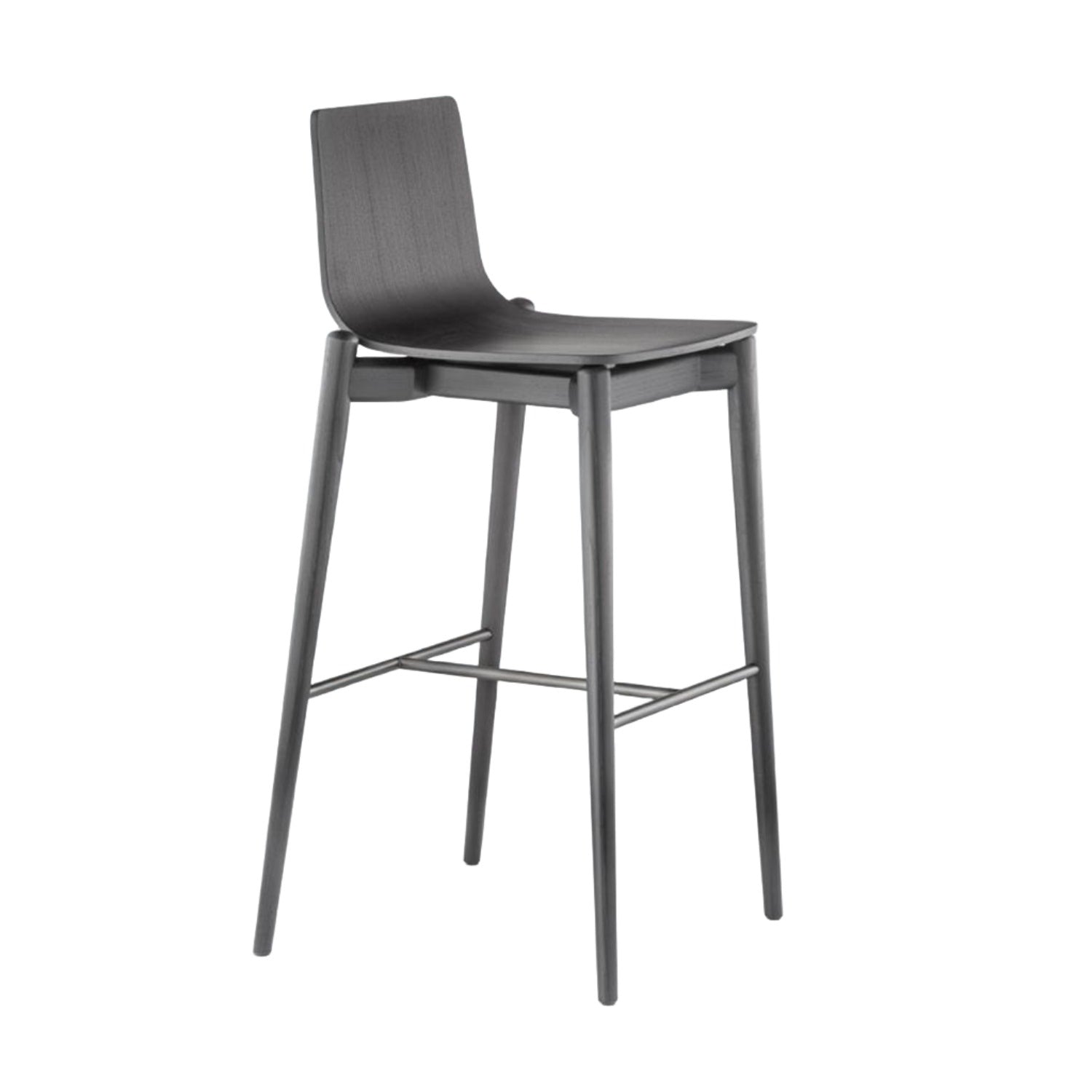 Pedrali Malmo Bar Counter Stool in Black