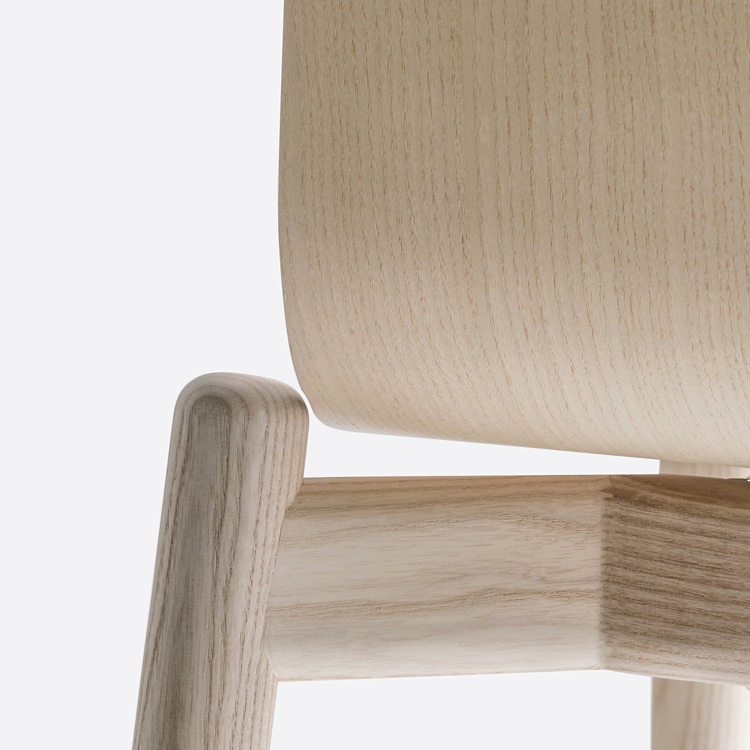 Pedrali Malmo 390 Dining Chair in ash detail