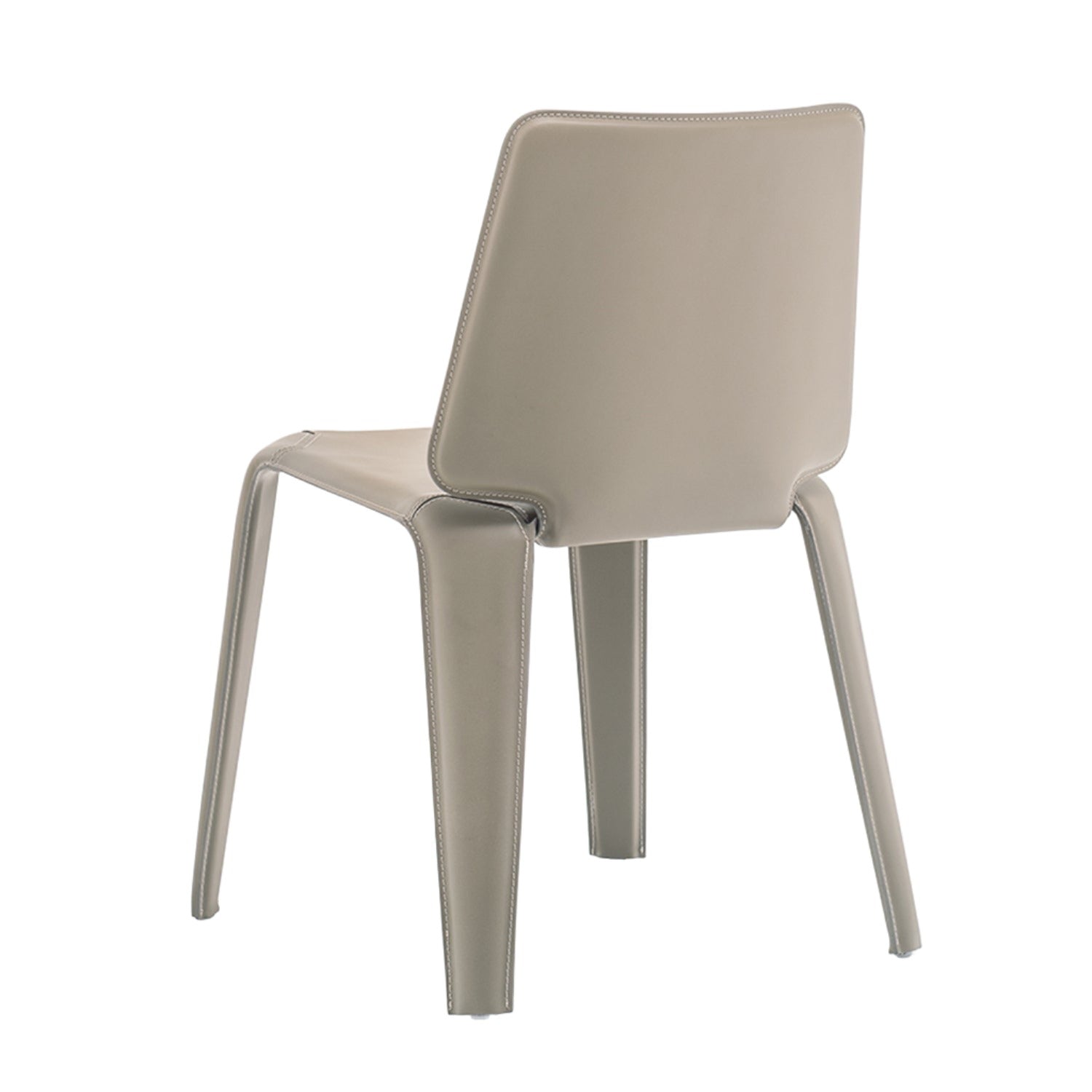 Pedrali Mood dining leather chair in beige