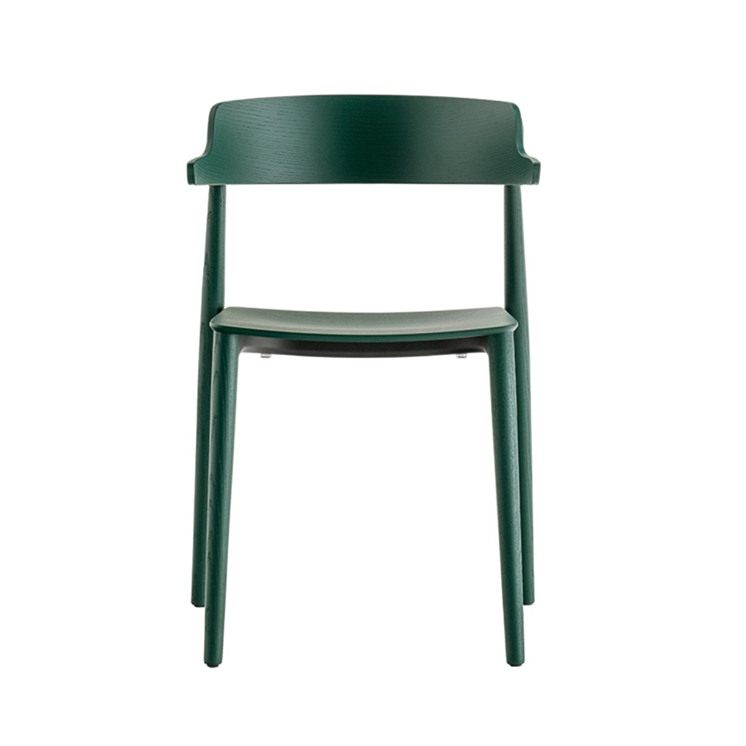 Pedrali Nemea 2825 dining chair in green front view