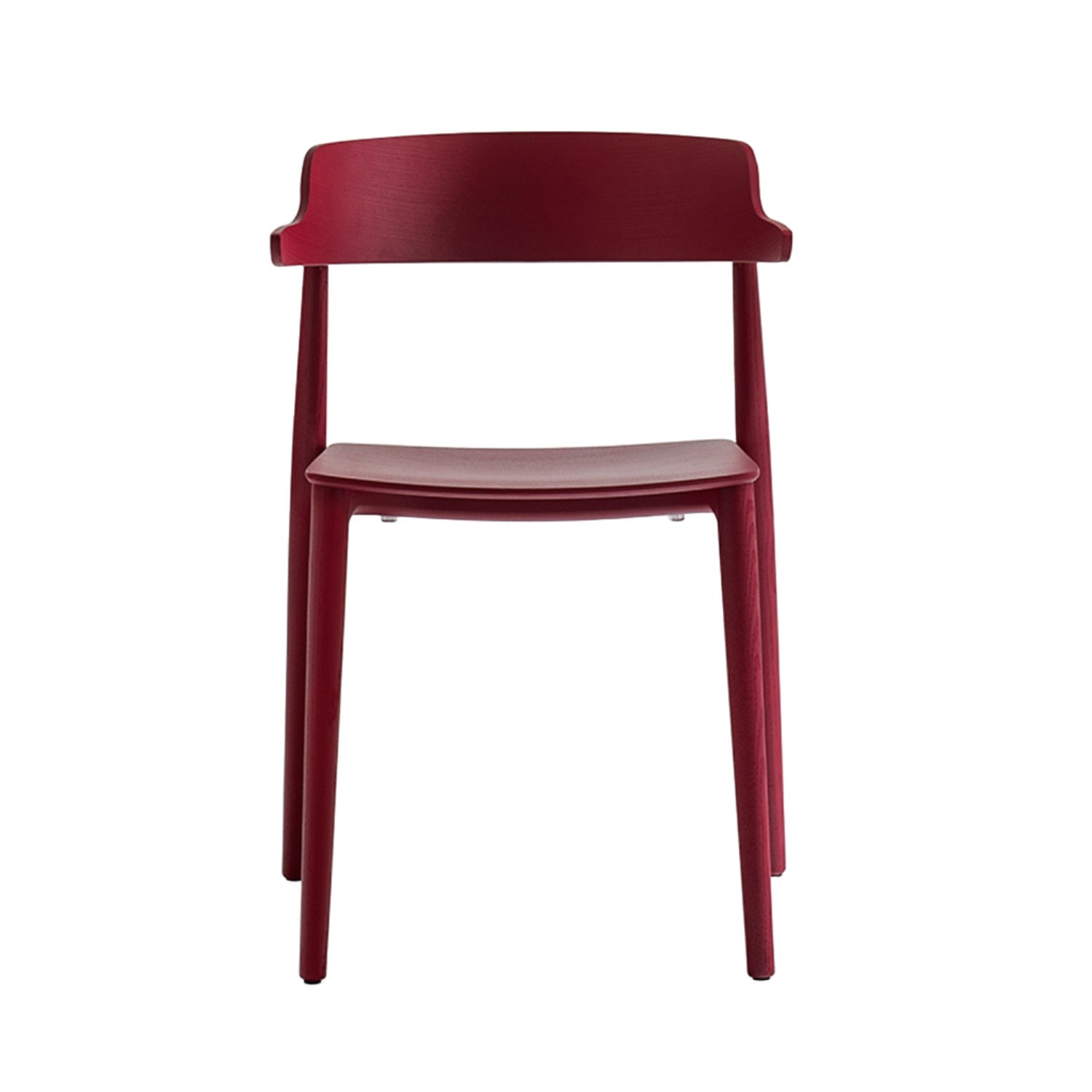 Pedrali Nemea 2825 dining chair in red front view