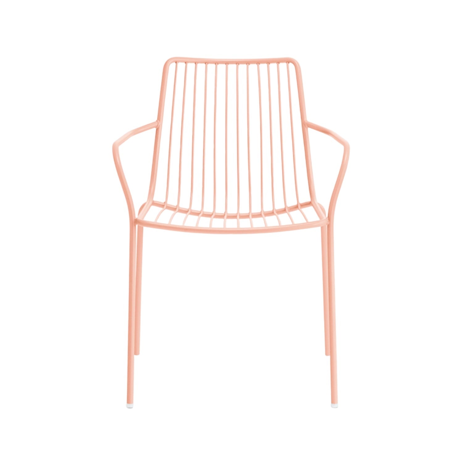 Pedrali Nolita 3656 garden dining armchair in pink