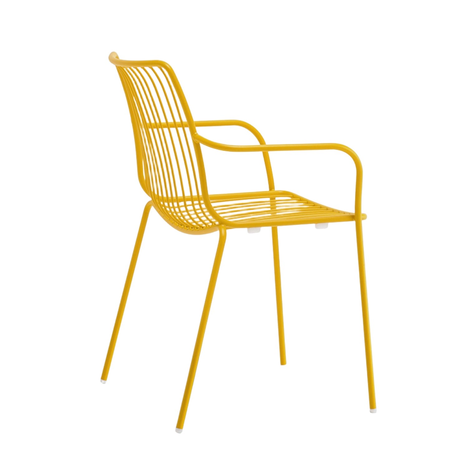 Pedrali Nolita 3656 garden dining armchair in yellow