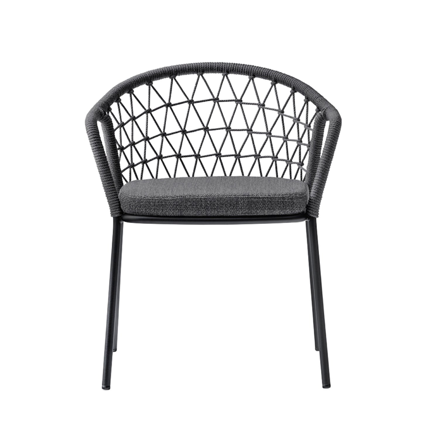 Pedrali Panarea 3675 Outdoor Dining Chair in anthracite