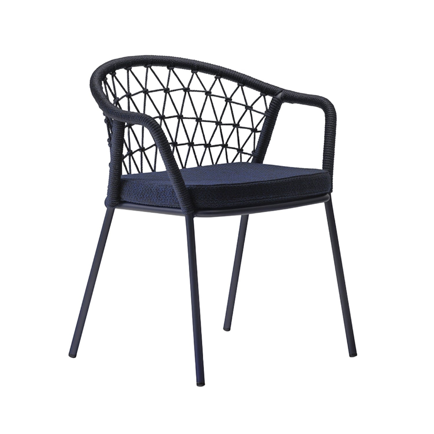 Pedrali Panarea 3675 Outdoor Dining Chair in blue