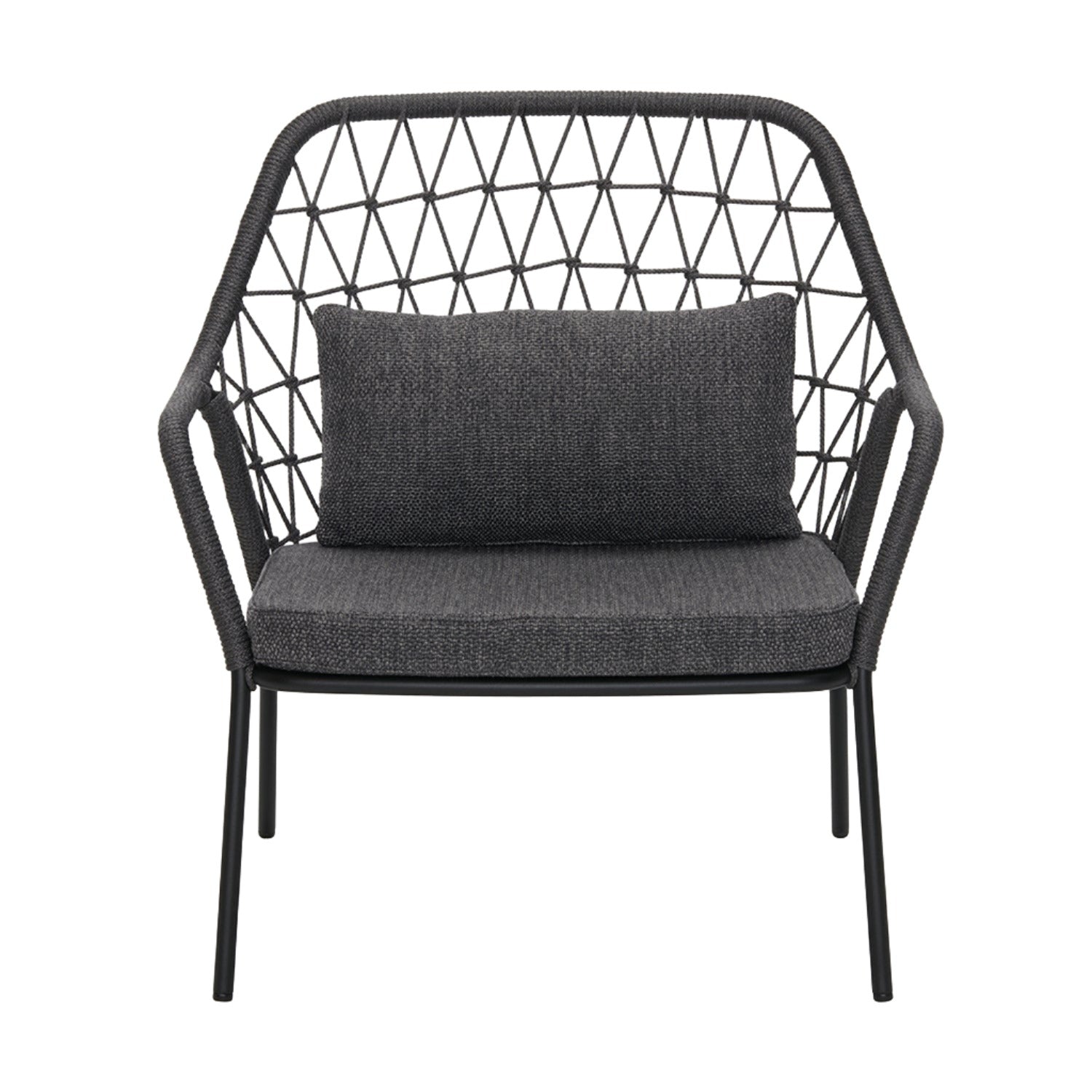 Pedrali Panarea 3679 outdoor lounge chair in black