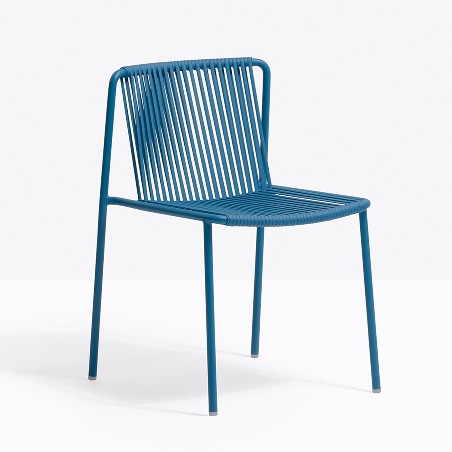 Pedrali Tribeca 3660 Outdoor Dining Chair in blue