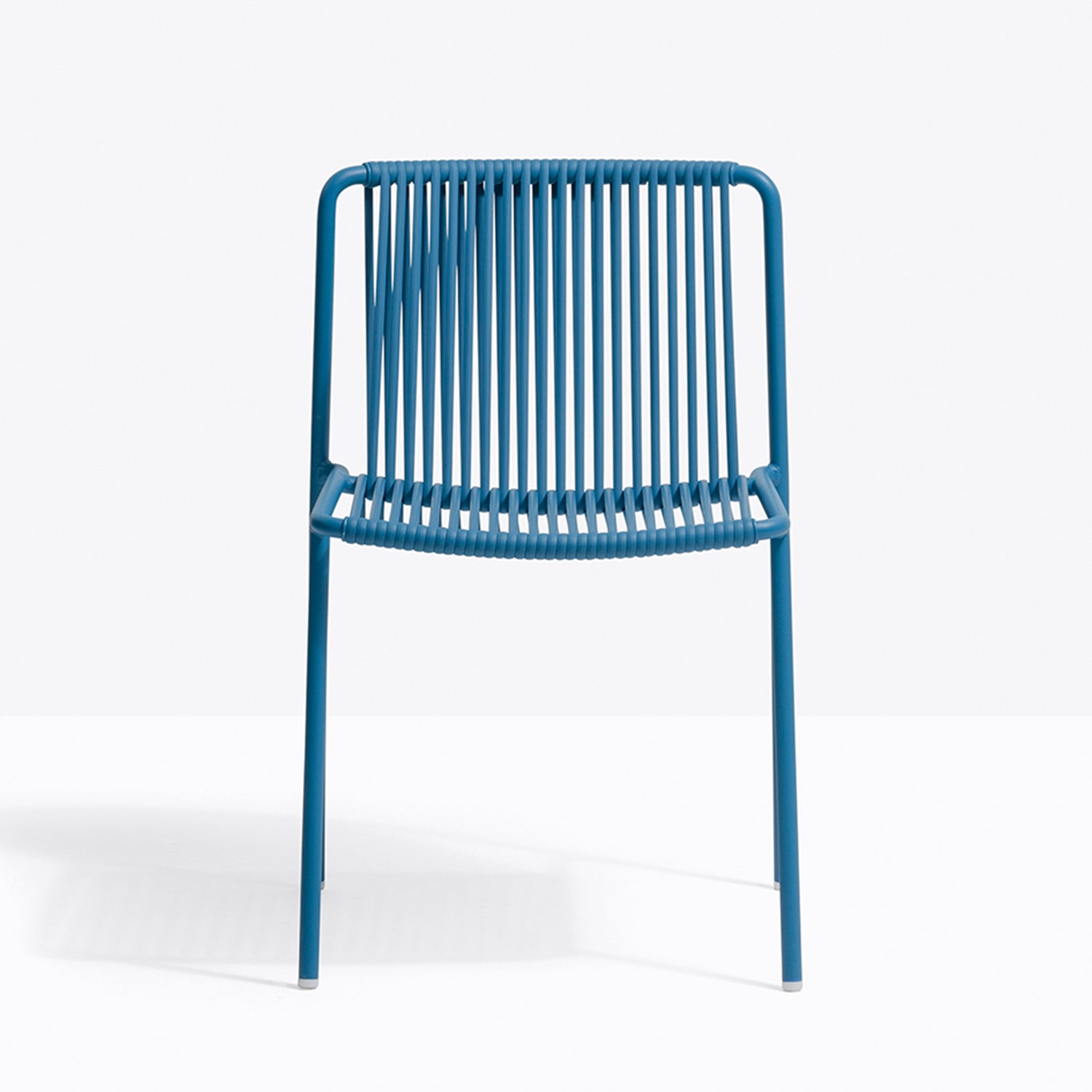 Pedrali Tribeca 3660 Outdoor Dining Chair in blue