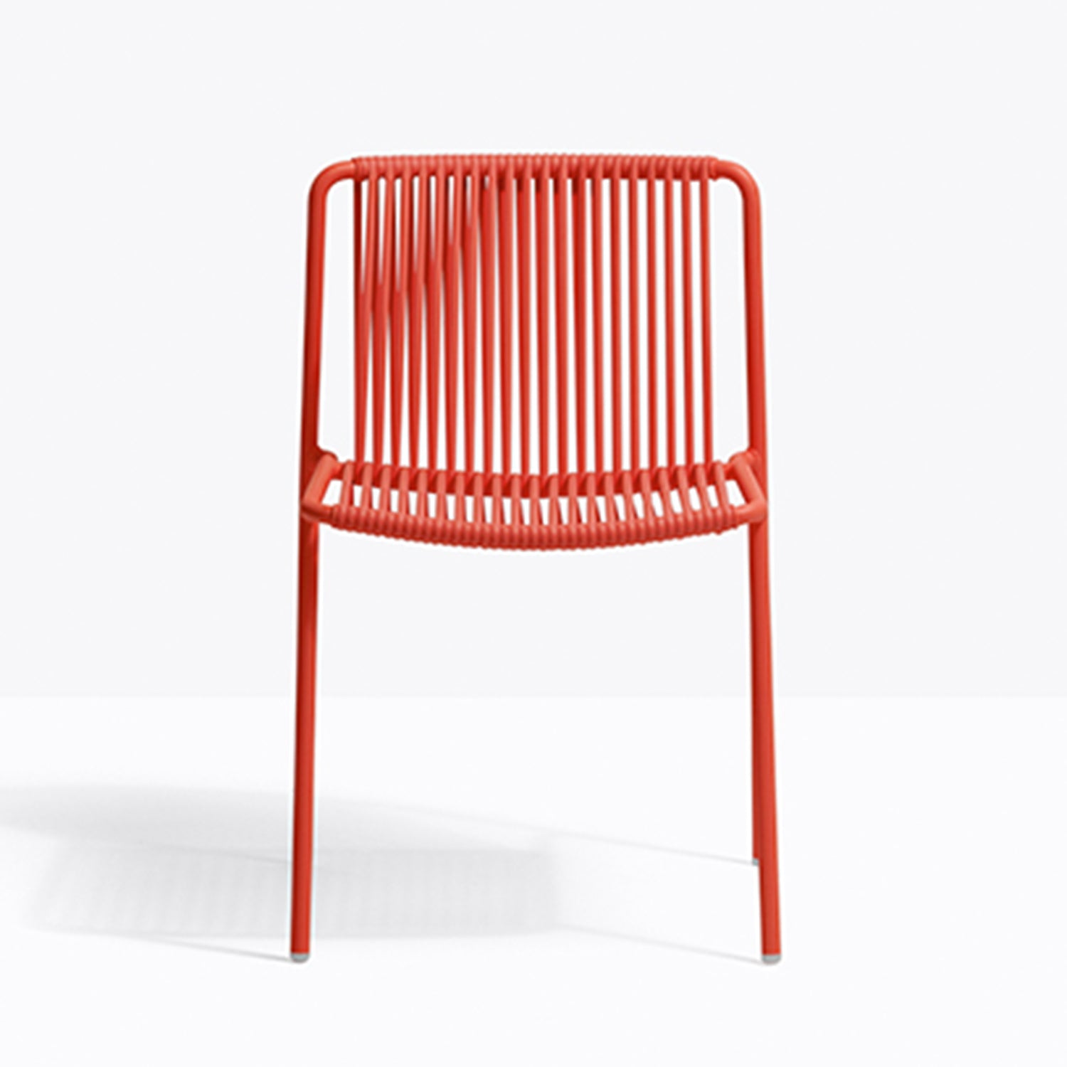 Pedrali Tribeca 3660 Outdoor Dining Chair in red