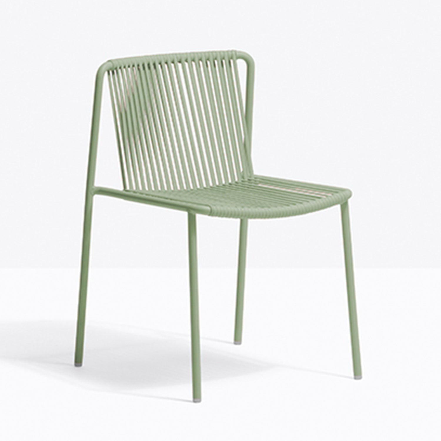 Pedrali Tribeca 3660 Outdoor Dining Chair in sage green