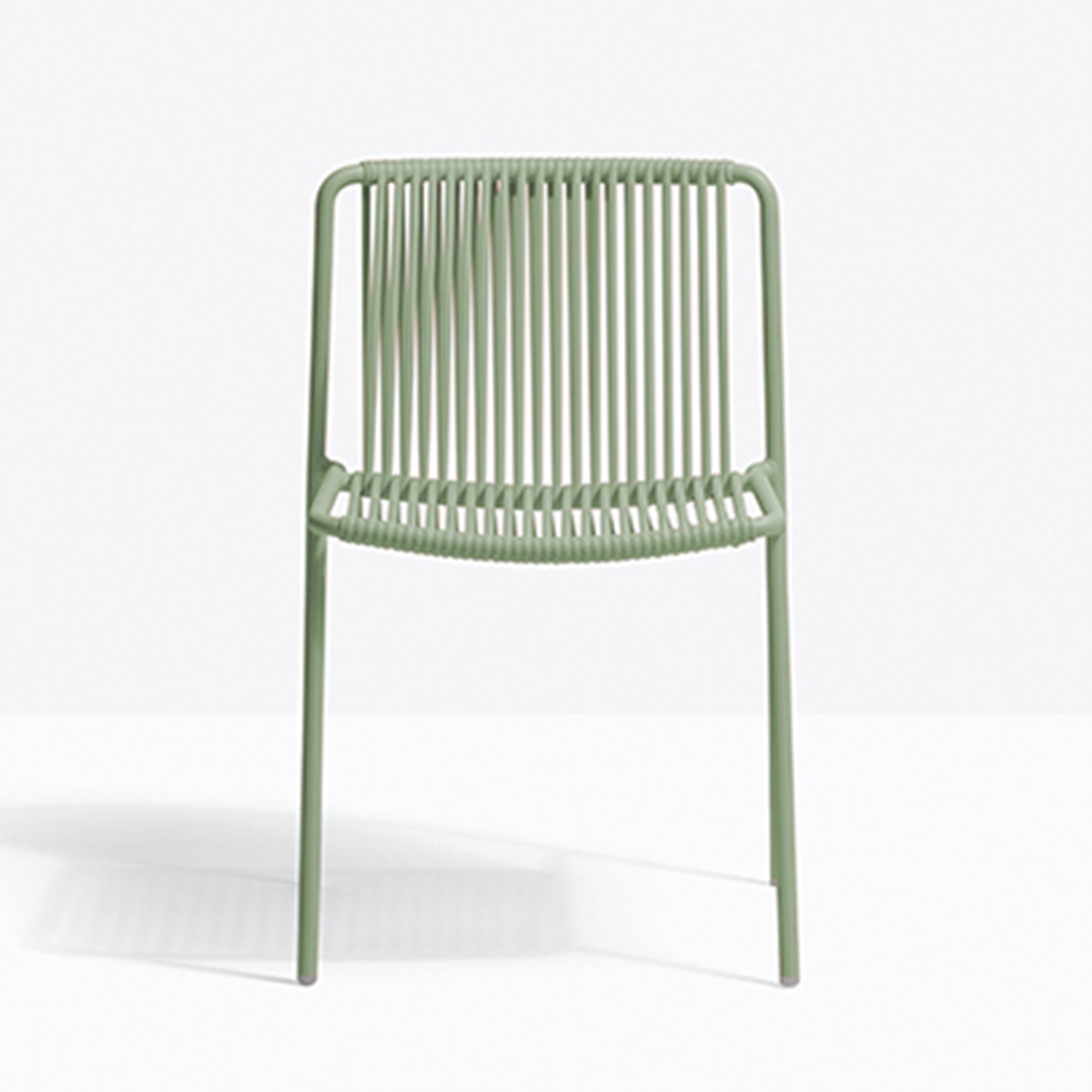 Pedrali Tribeca 3660 Outdoor Dining Chair in sage green