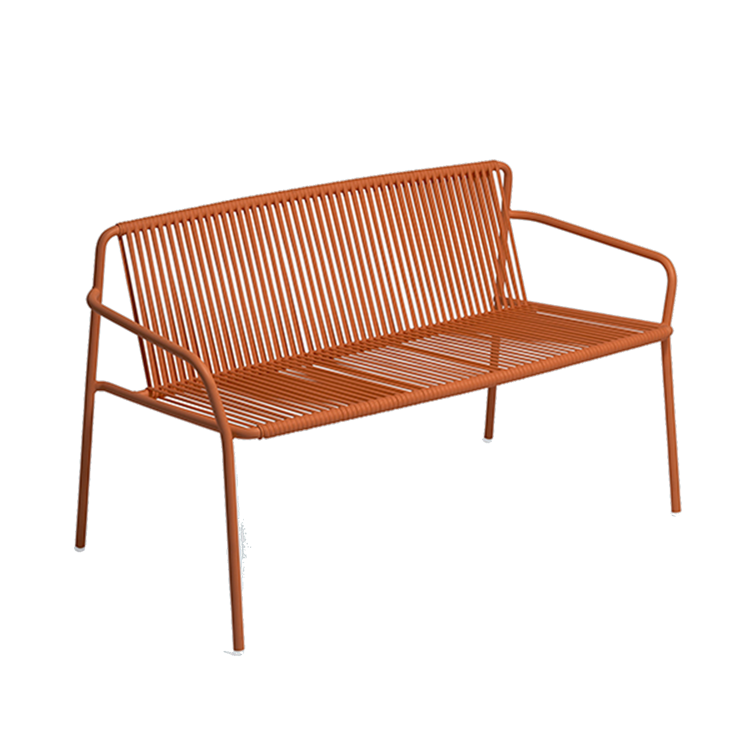 Pedrali 3666 2 Seater Outdoor Sofa in terracotta