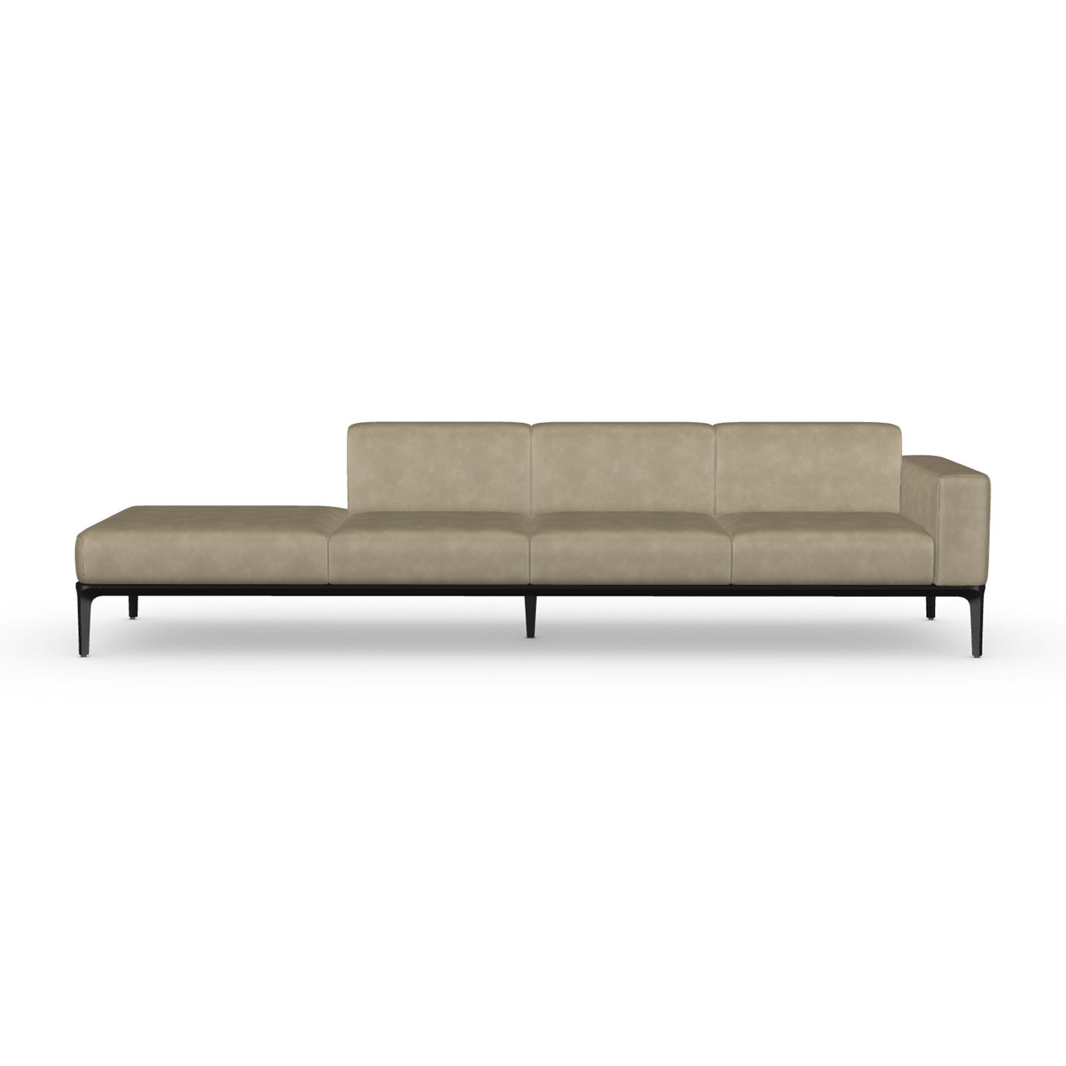 Sovet Italia Slim 4 seater sofa chaise longue