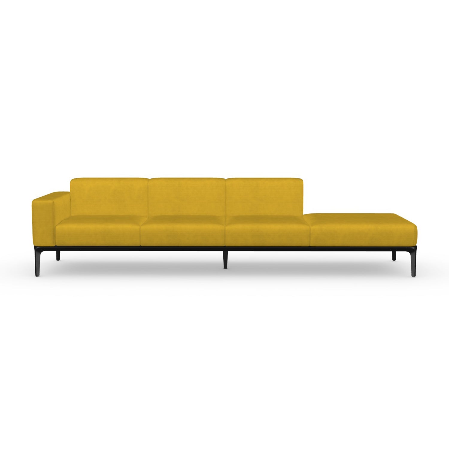 Sovet Italia Slim 4 seater sofa chaise longue