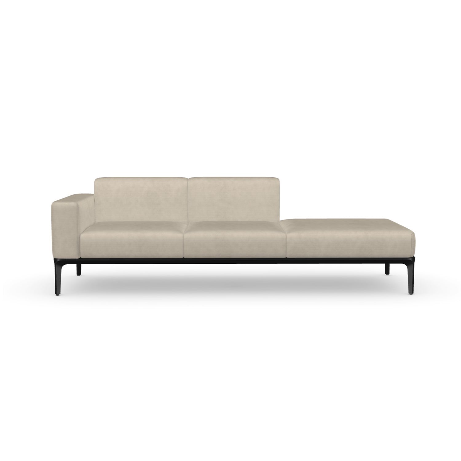 Sovet Italia Slim 3 seater sofa chaise longue