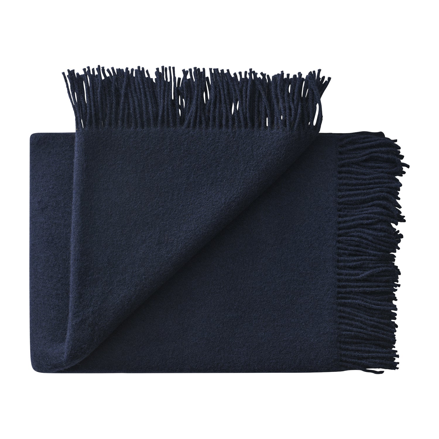 Silkeborg Uldspinderi Season Plaid Throw in midnight