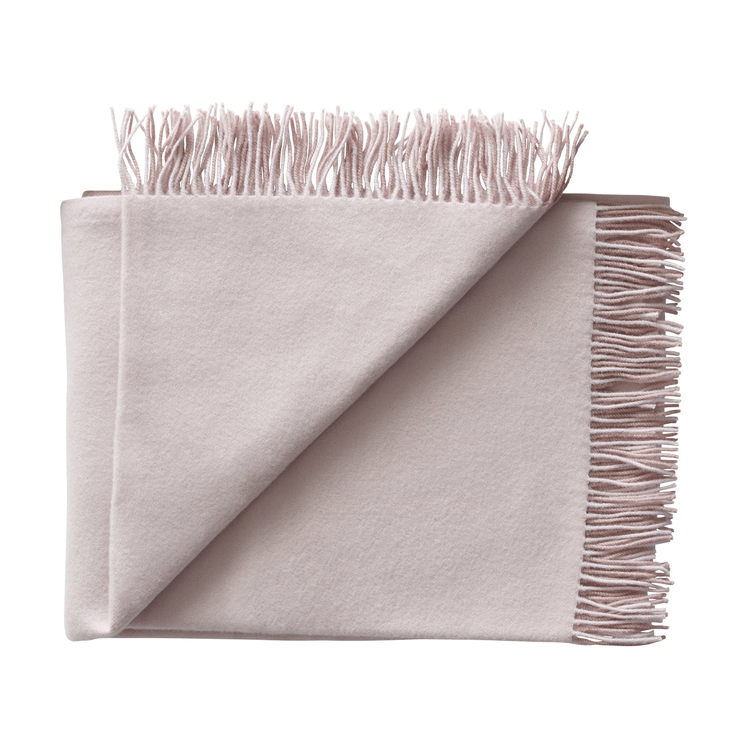 Silkeborg Uldspinderi Secret Throw in blush rosa