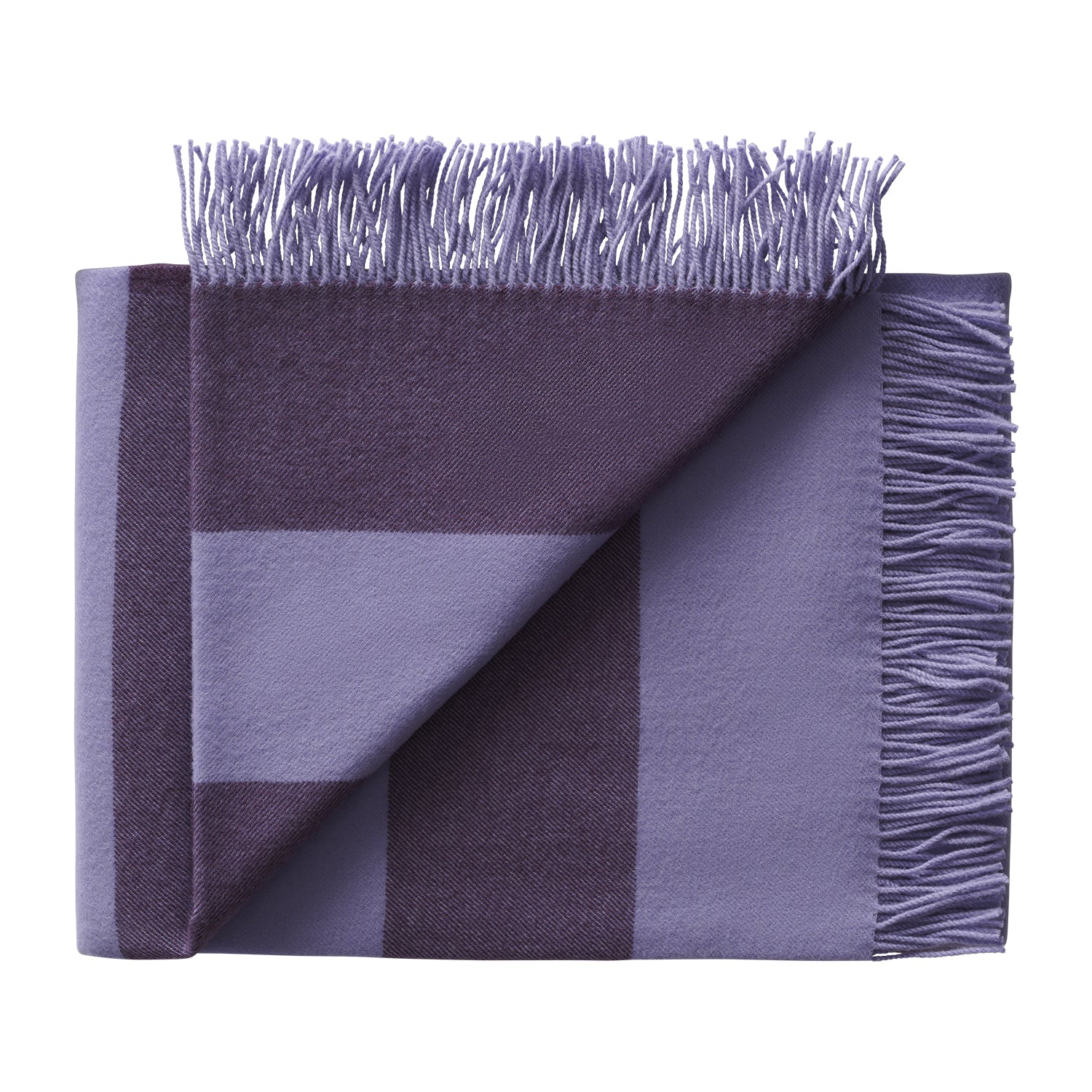 Silkeborg Ulspinderi The Sweater Polychrome Throw in purple lavender