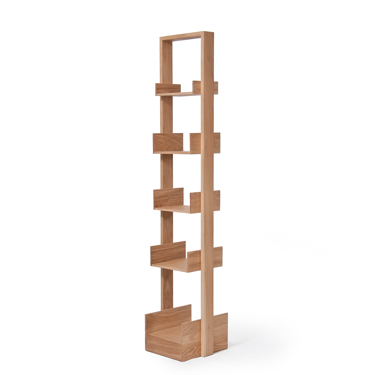 Wireworks Bookie Shelving in Oak