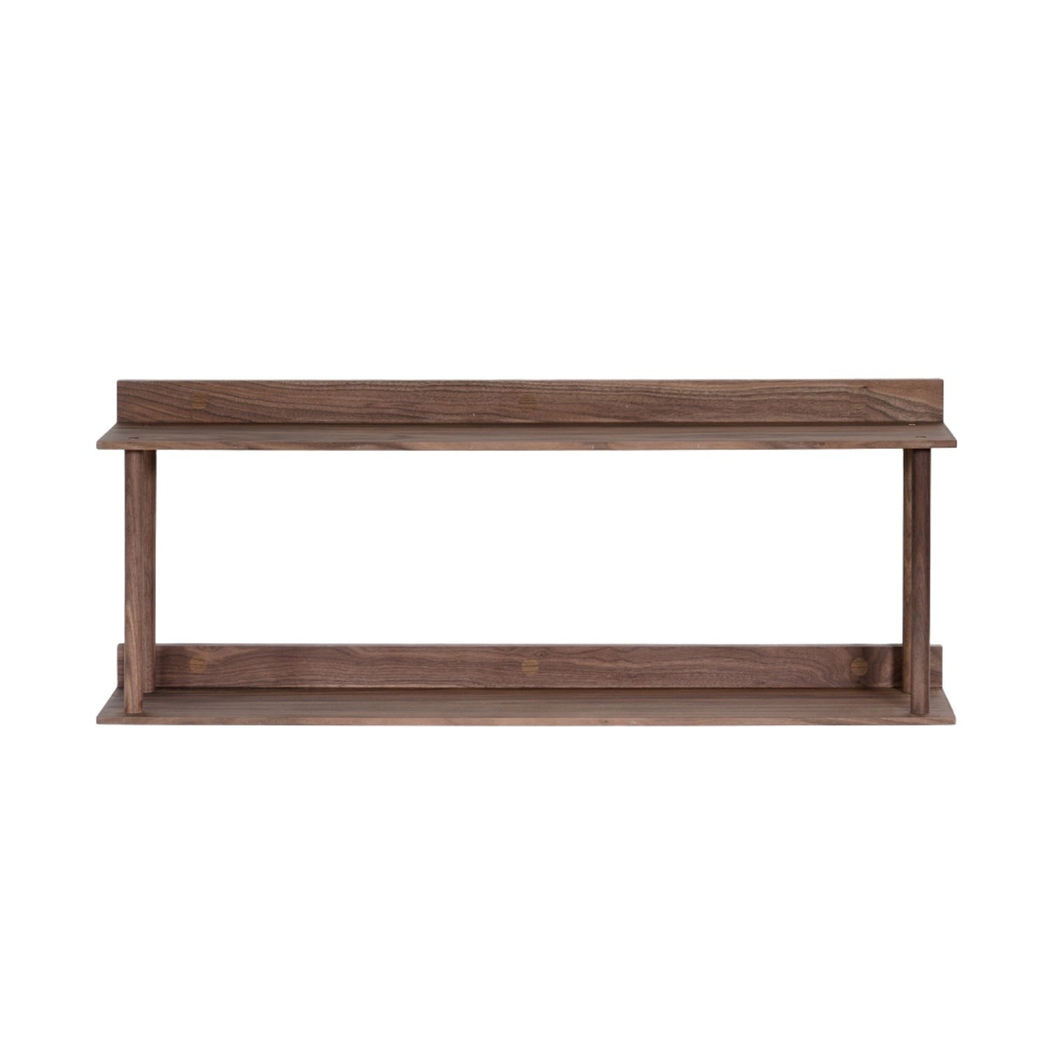 Wireworks Platform 2 wall shelf in walnut