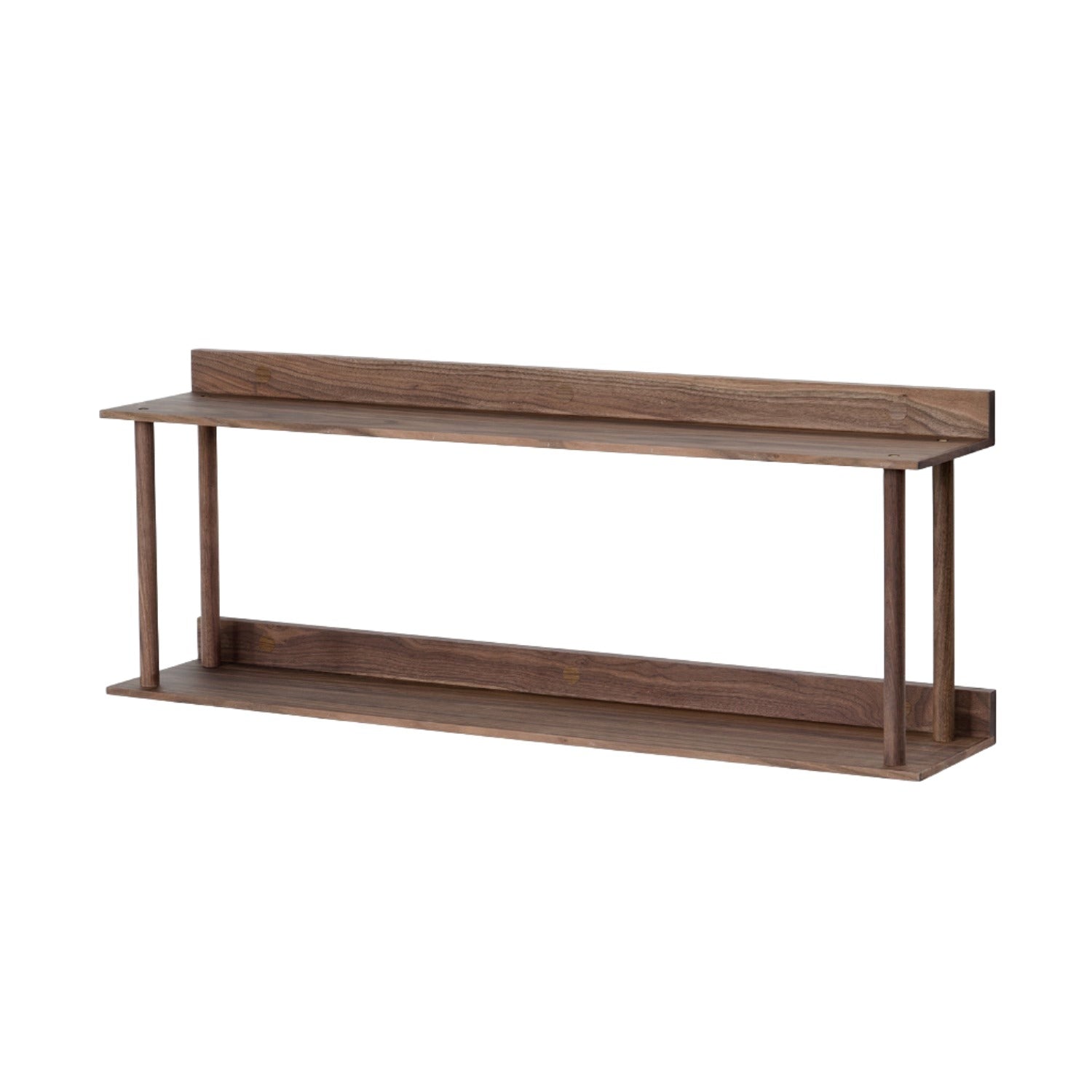 Wireworks Platform 2 wall shelf in walnut