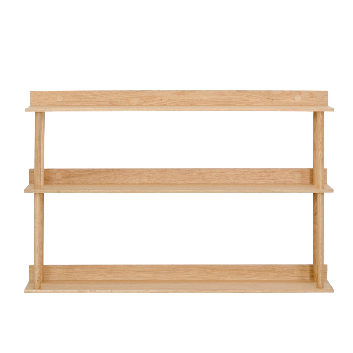 Wireworks Platform 3 Wall Shelf in Oak