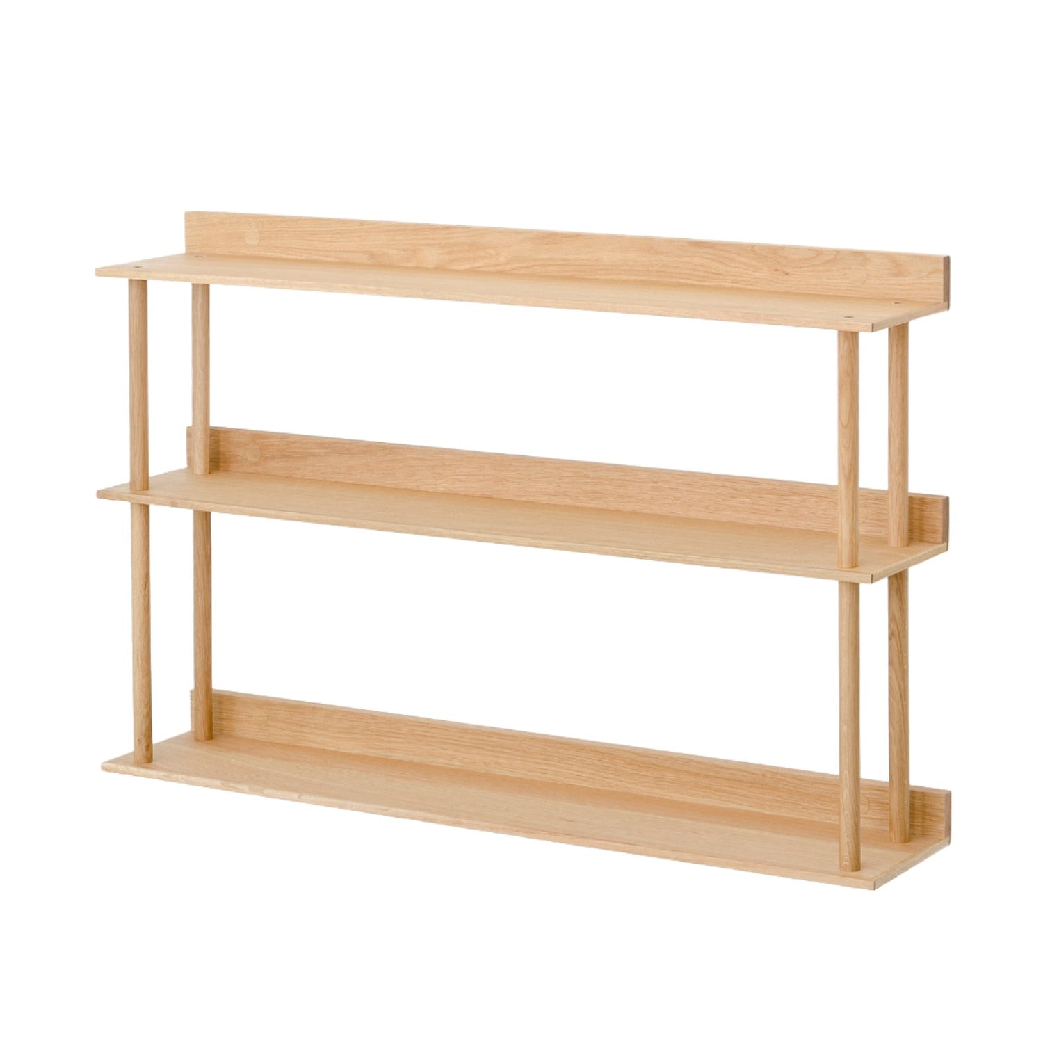 Wireworks Platform 3 Wall Shelf in Oak