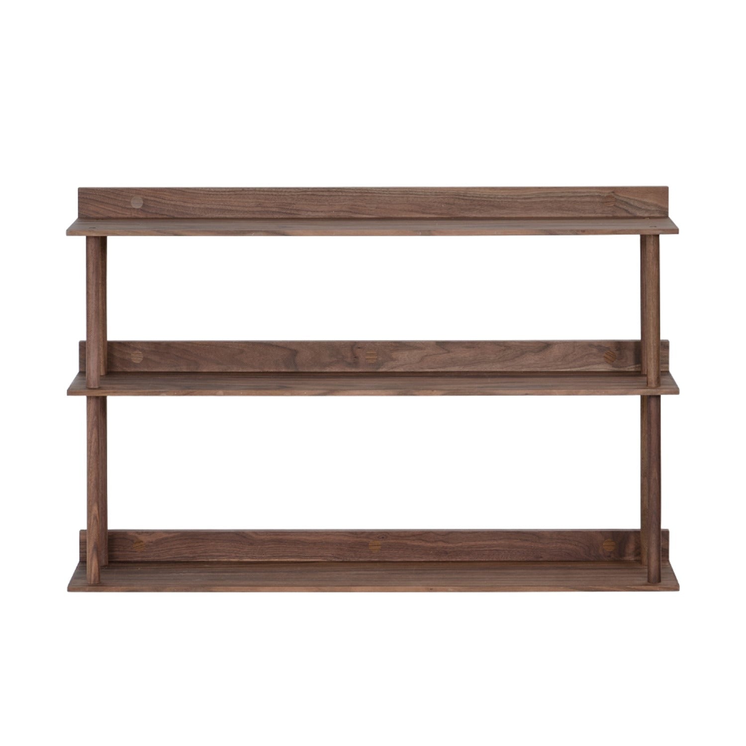 Wireworks Platform 3 Wall Shelf in Walnut