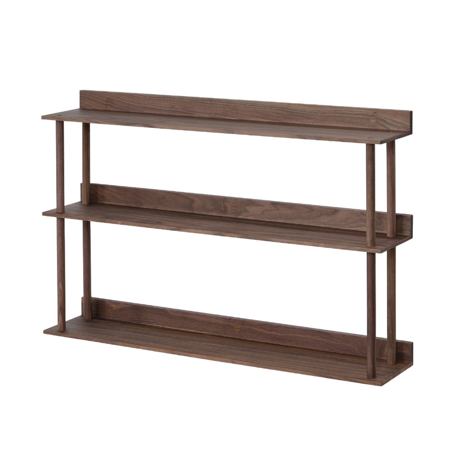 Wireworks Platform 3 Wall Shelf in Walnut