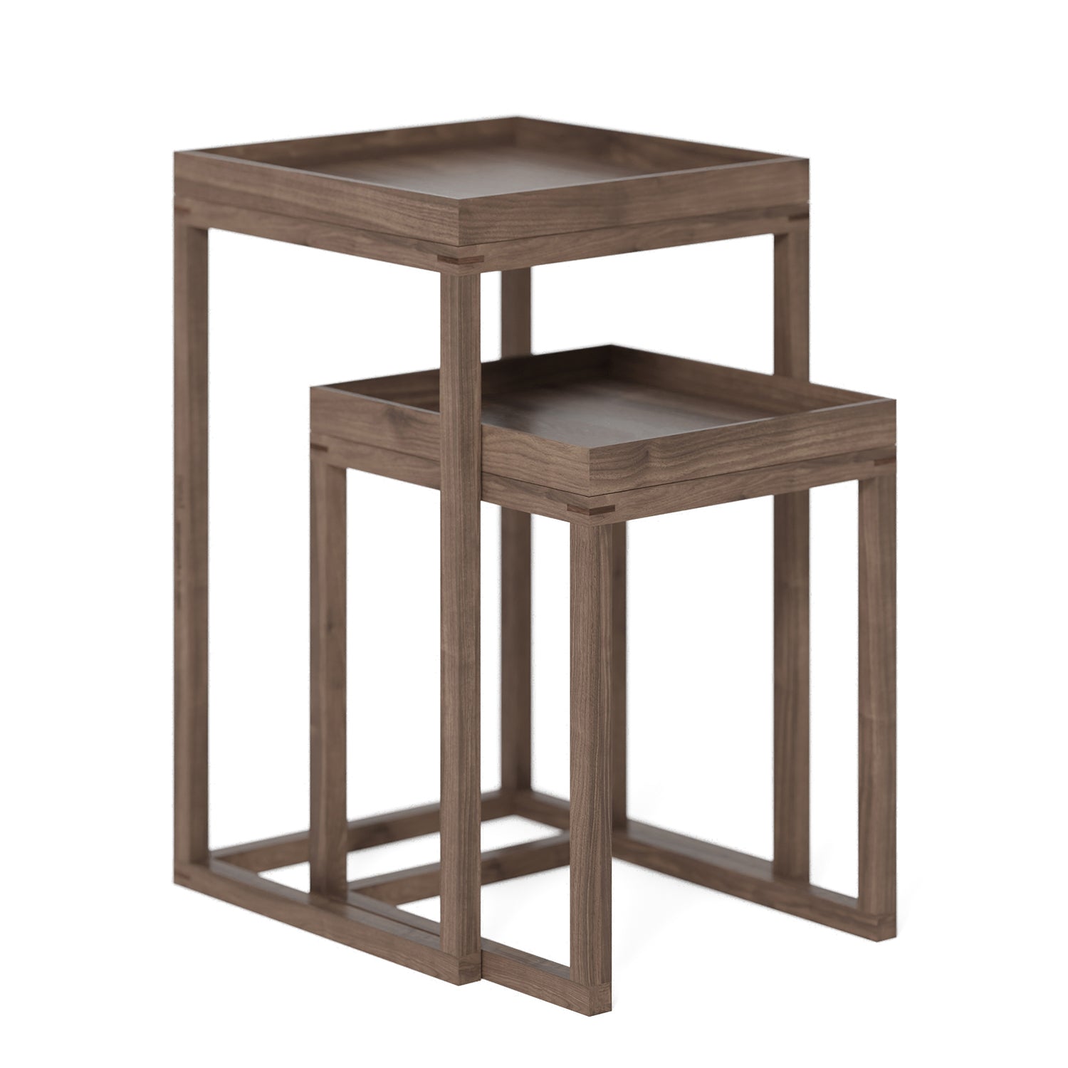 Wireworks Side Nest Table in Walnut