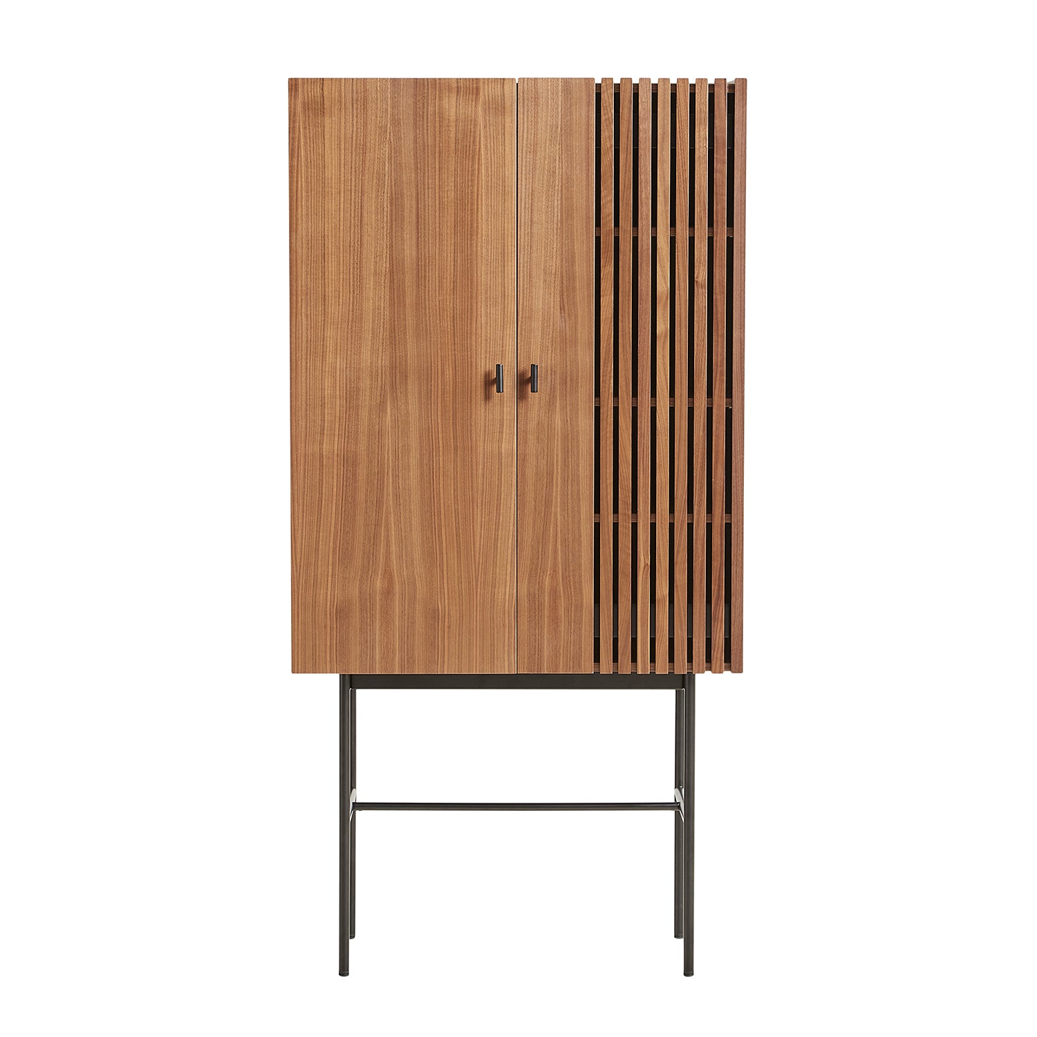 Woud Array Highboard in walnut