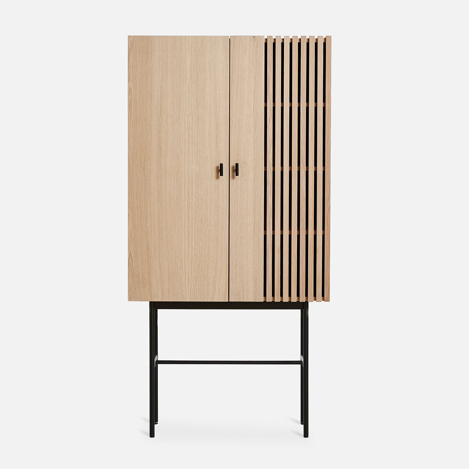 Woud Array Highboard in white oak