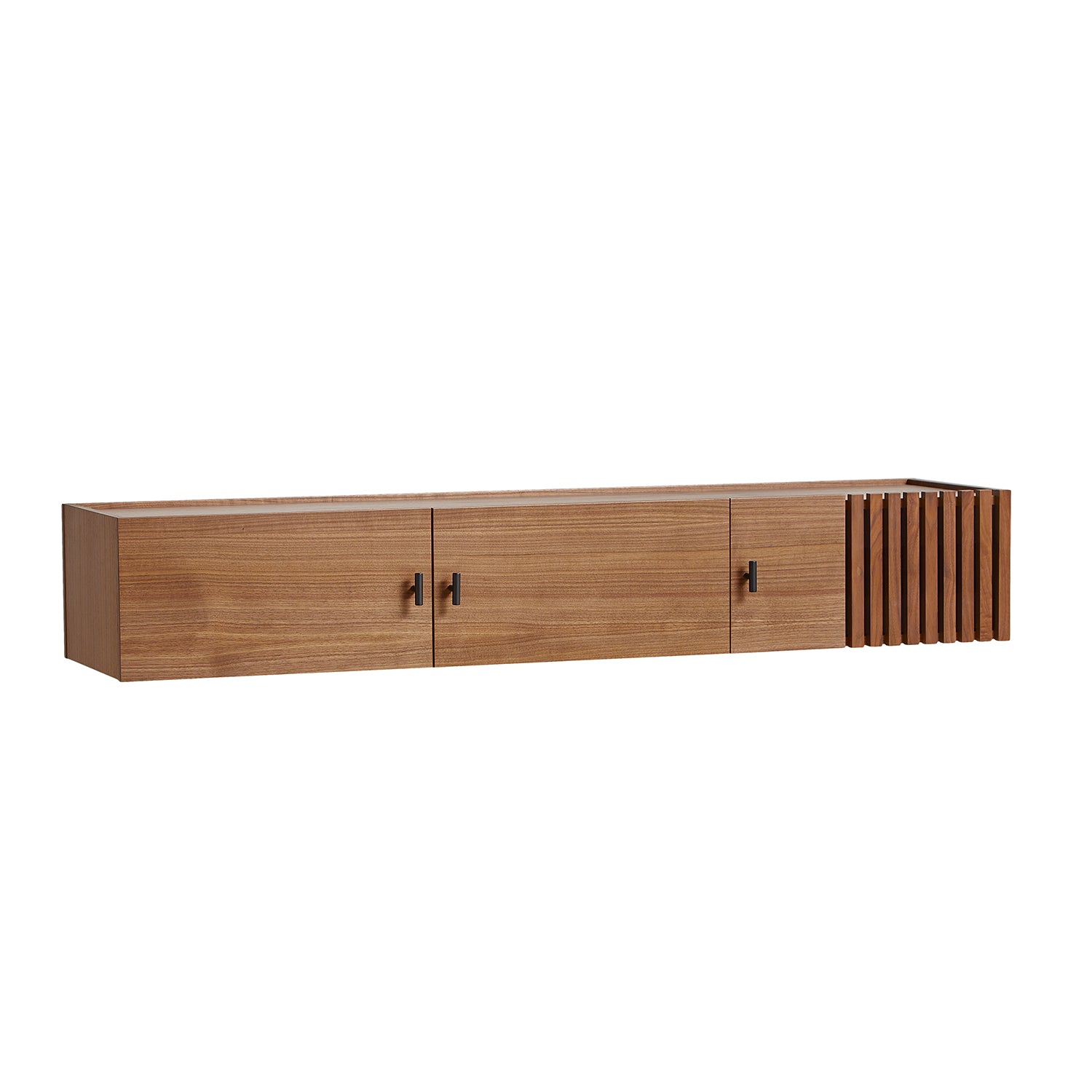 Woud Array Wall Mounted Sideboard 150cm in walnut