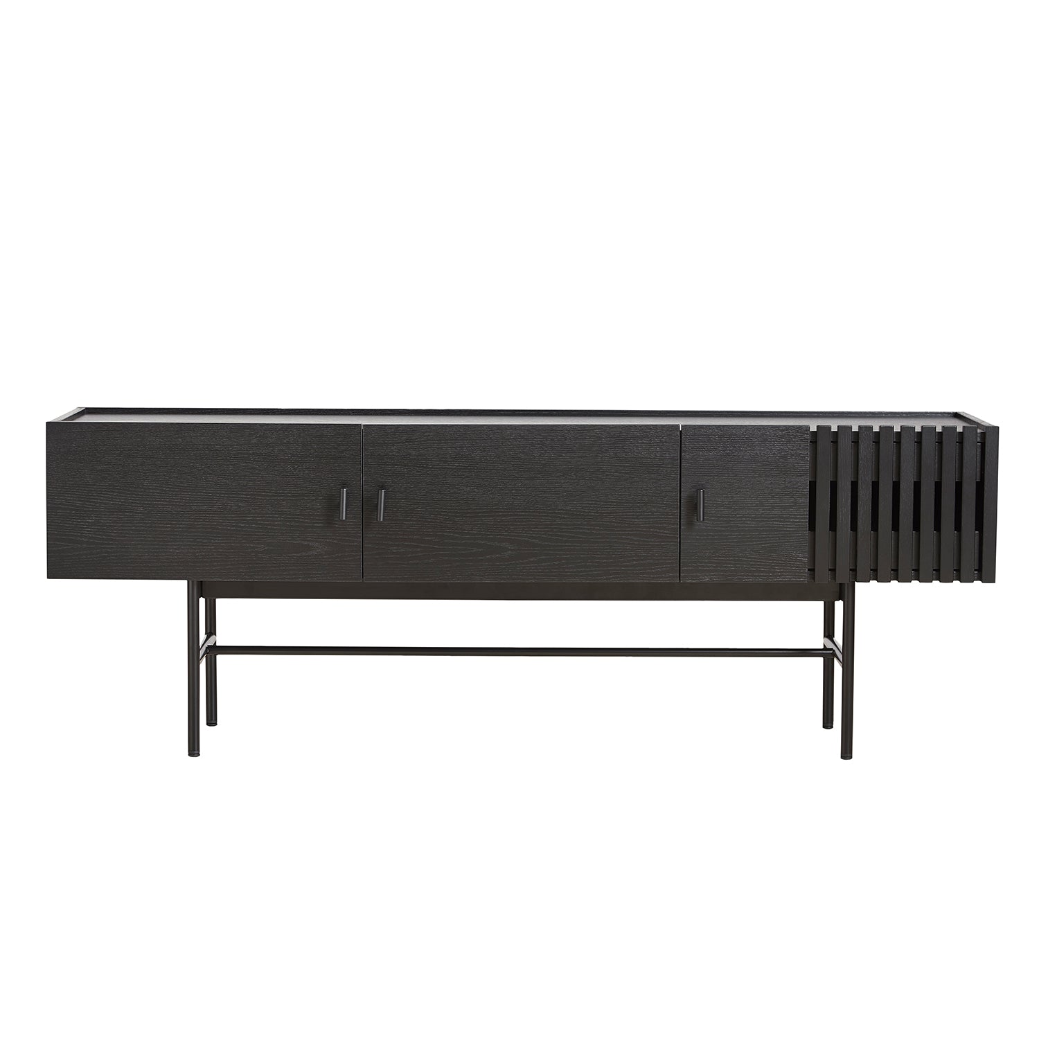 Woud Array Low Sideboard in black