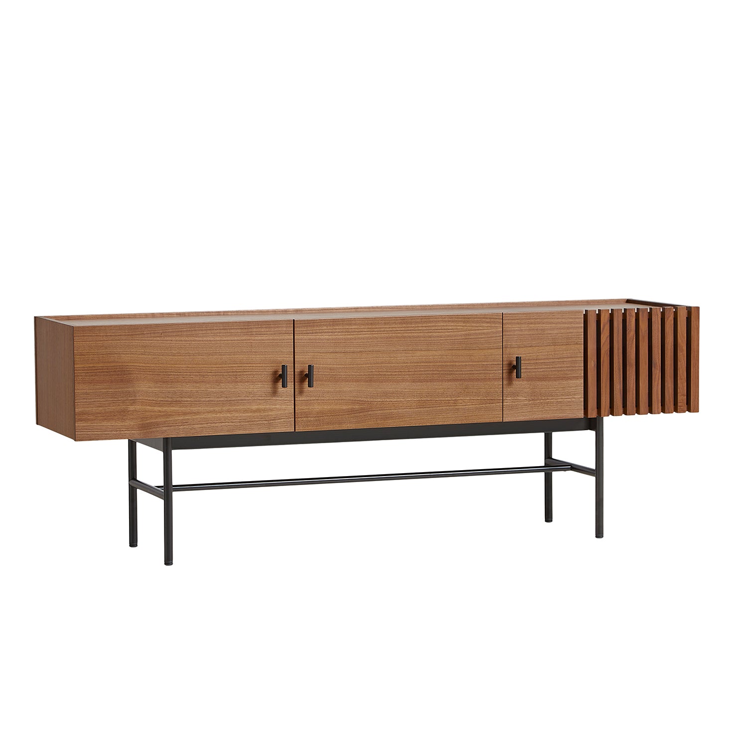 Woud Array Low Sideboard in walnut